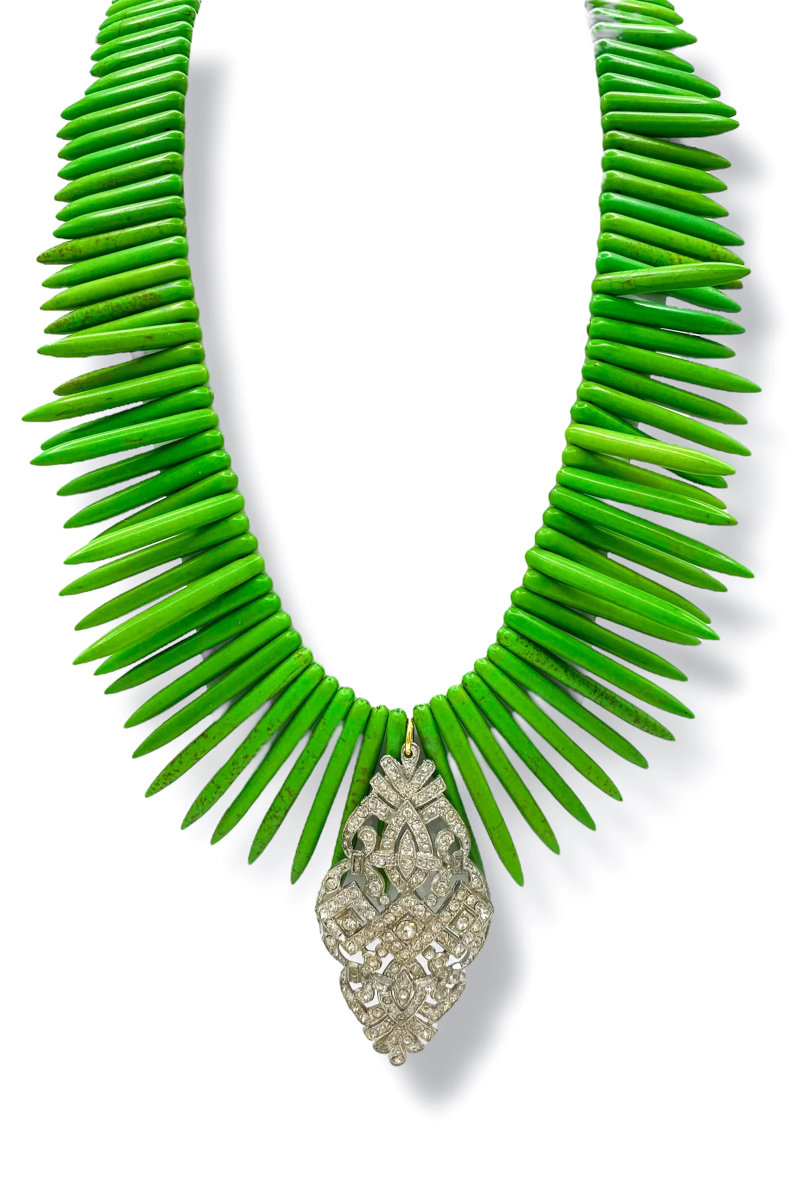 Made In The Deep South 1930s Brooch Necklace
