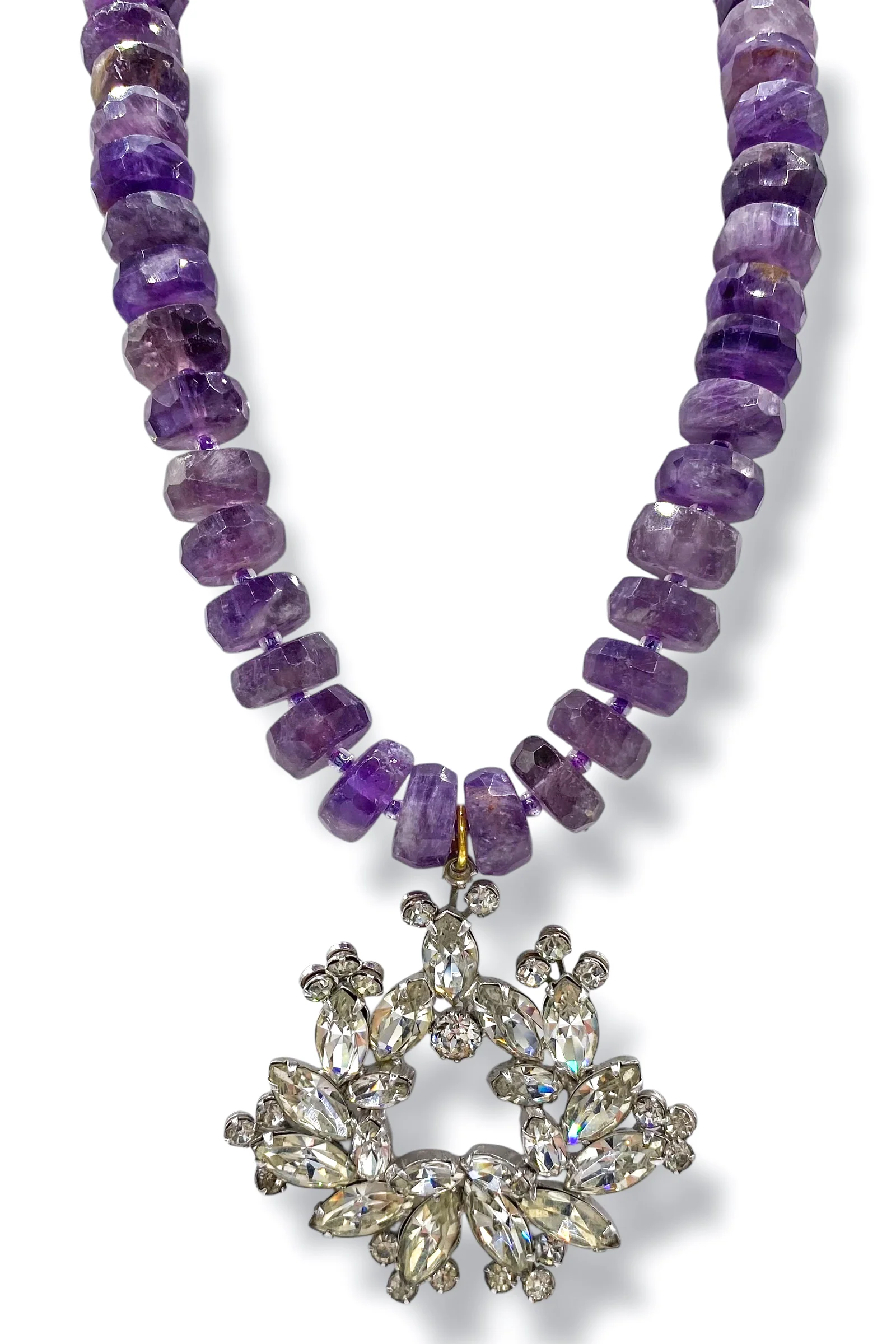 Made In The Deep South 1940s Brooch Necklace