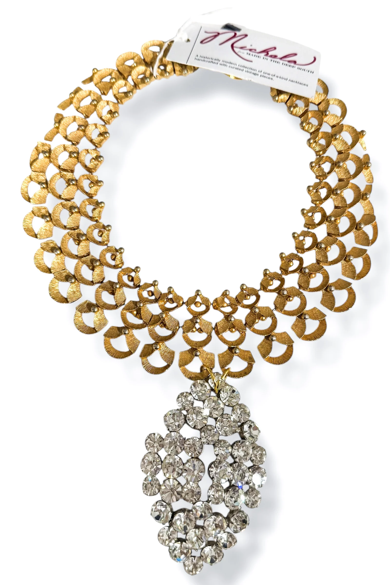 Made in the Deep South 1940s Brooch 1950s Bib Necklace
