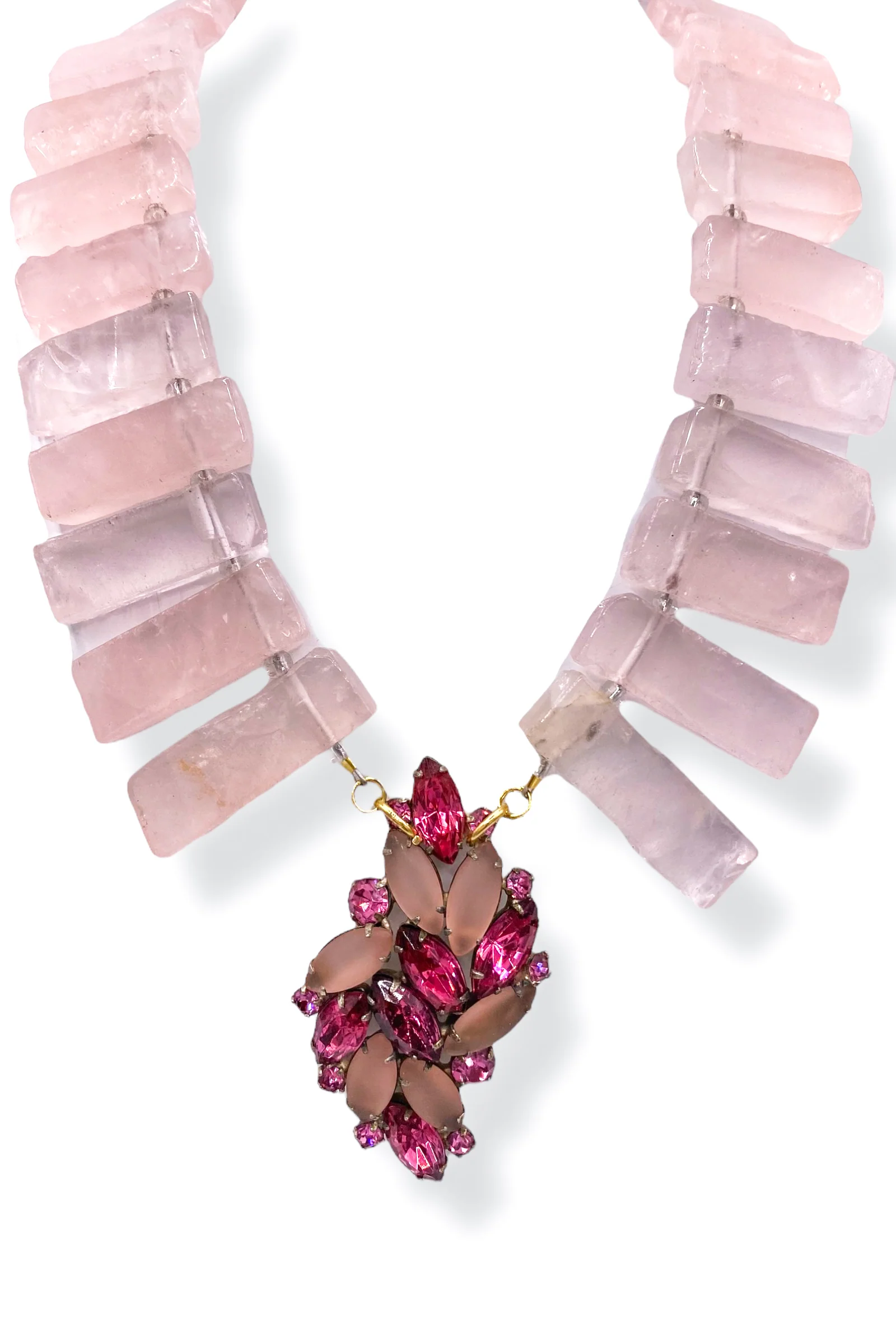 Made in the Deep South 1940s Brooch 1960s Quartz Necklace