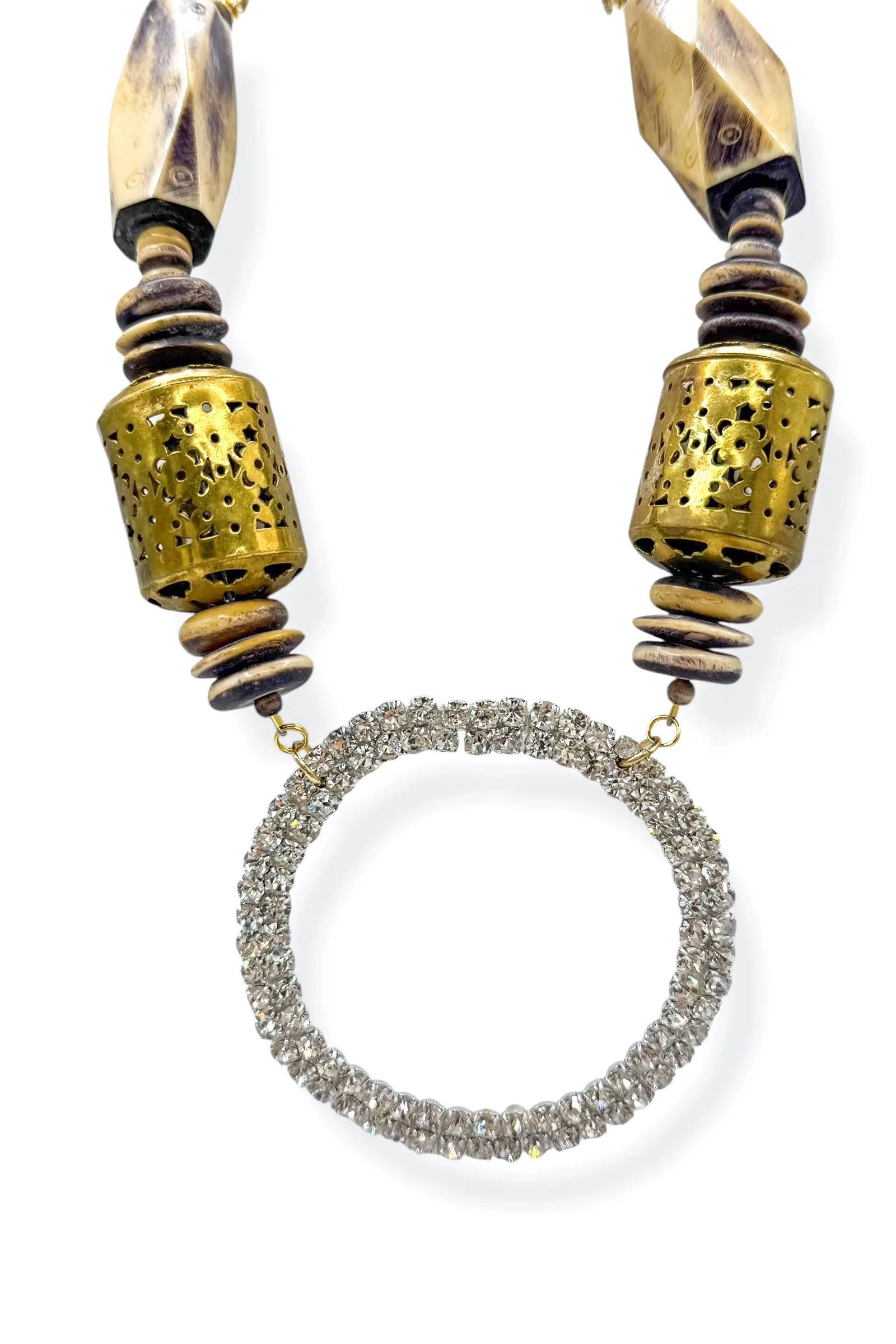 Made In the Deep South 1940s Czech Buckle 1960s Necklace