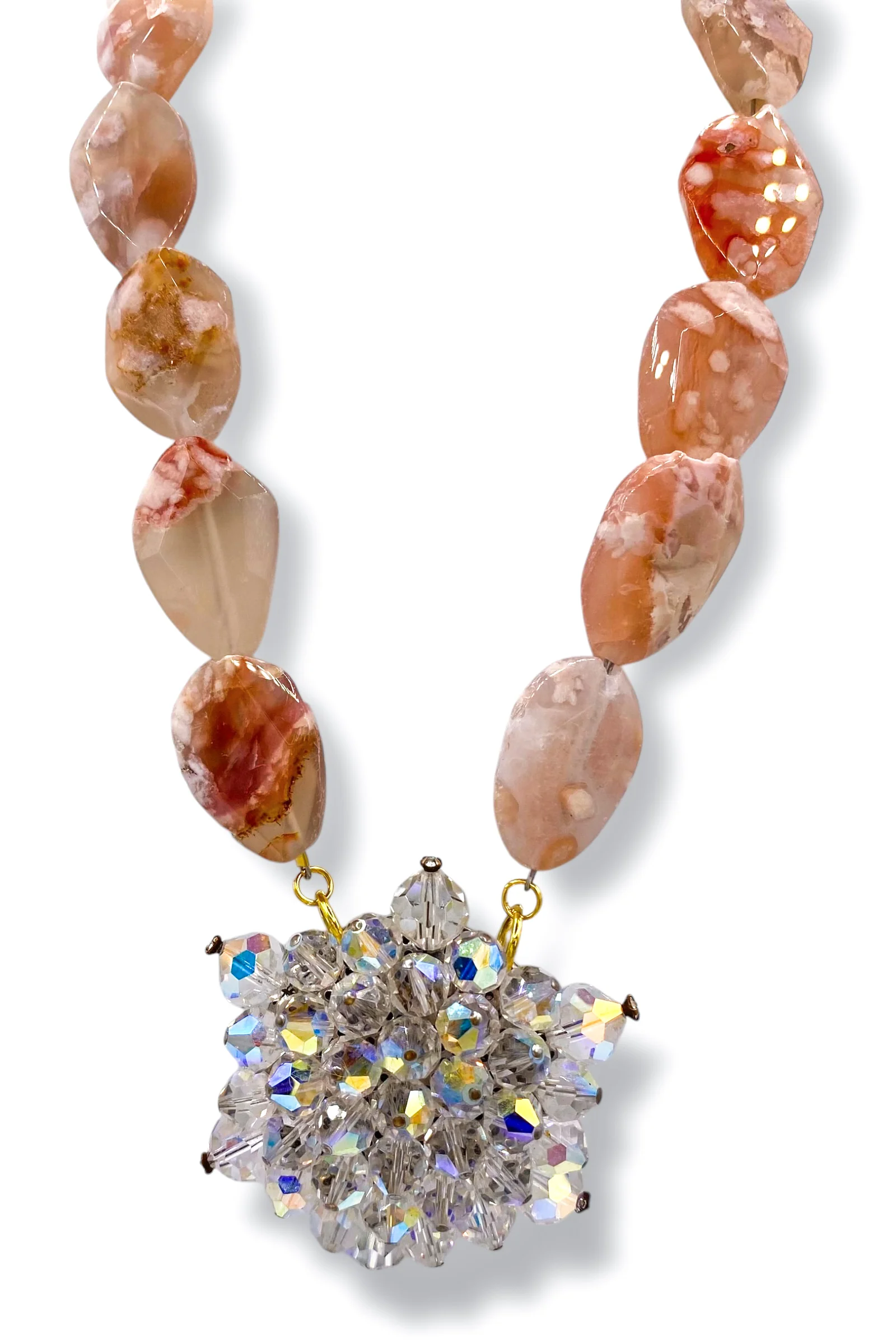 Made In The Deep South 1950s Brooch Necklace