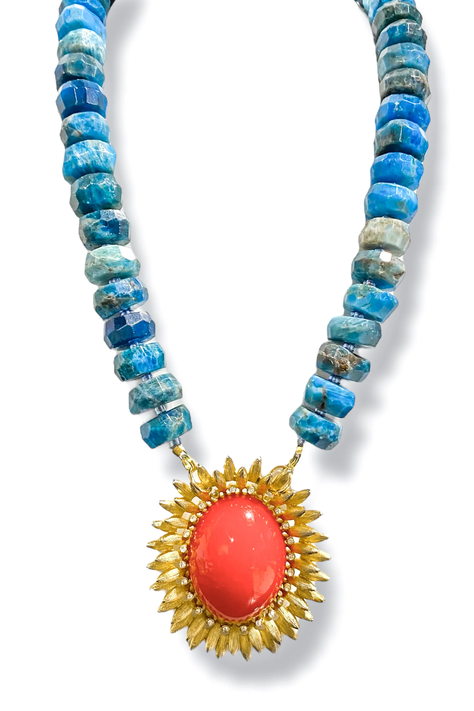 Made in the Deep South 1950s Brooch 1960s Apatite Necklace