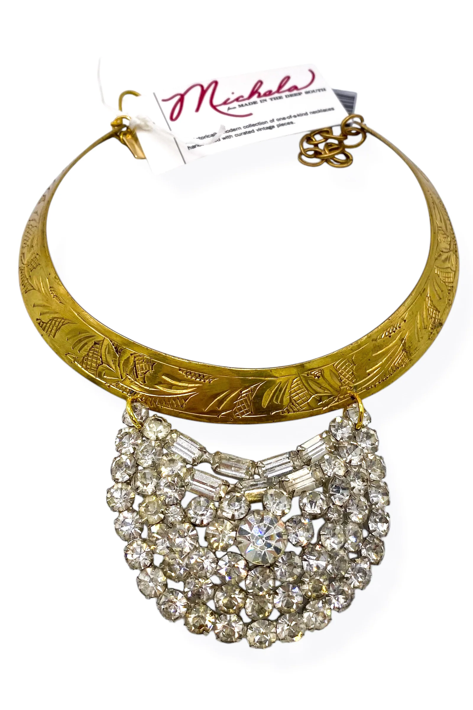 Made In The Deep South 1950s Brooch 1960s Choker Necklace