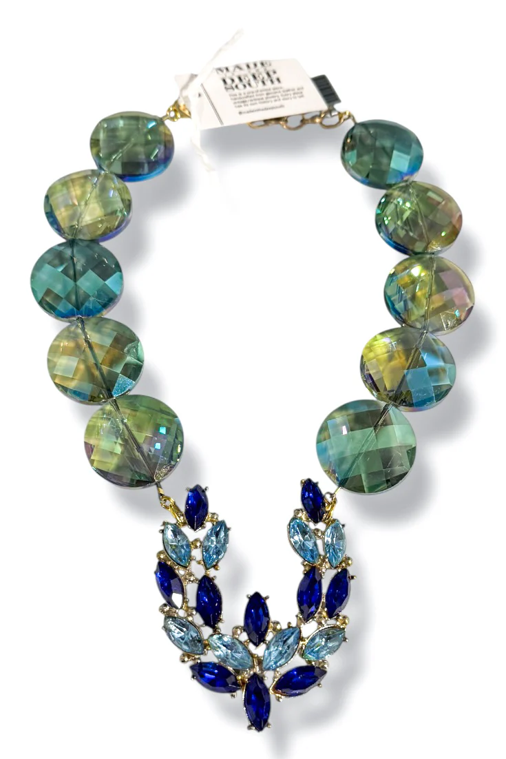 Made in the Deep South 1950s Brooch 1960s Crystal Necklace