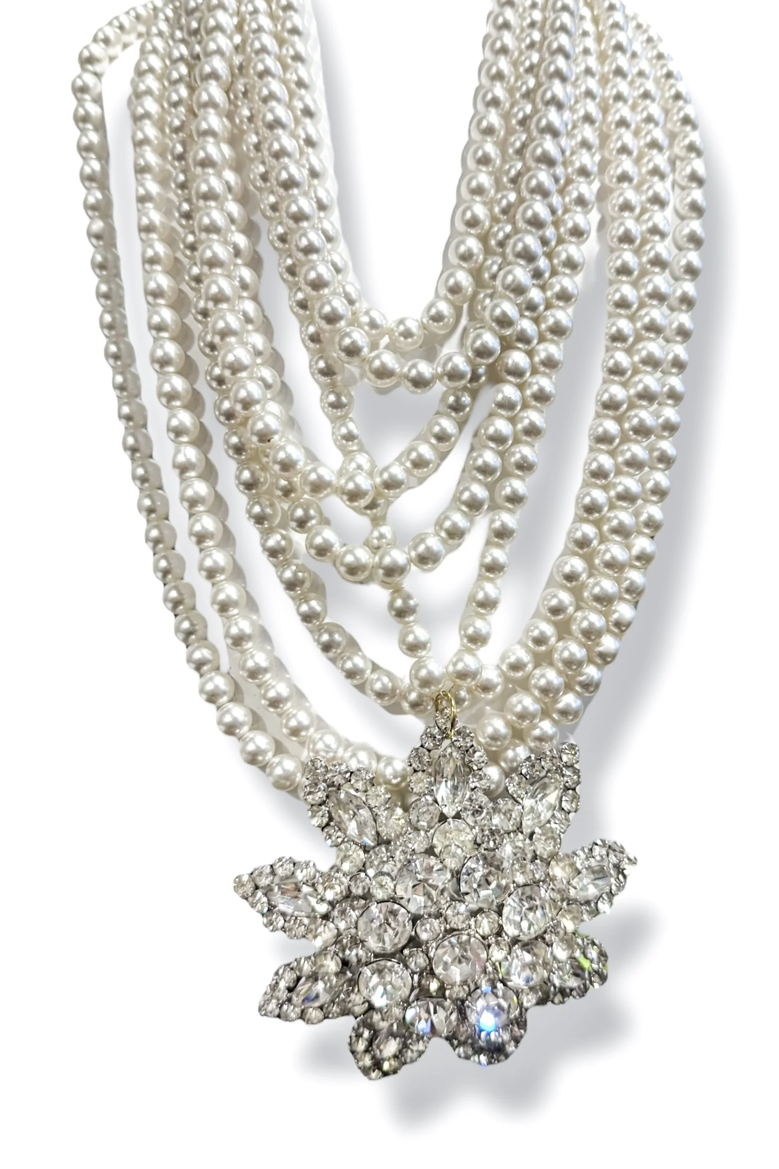 Made in the Deep South 1950s Brooch 1960s Pearl Necklace