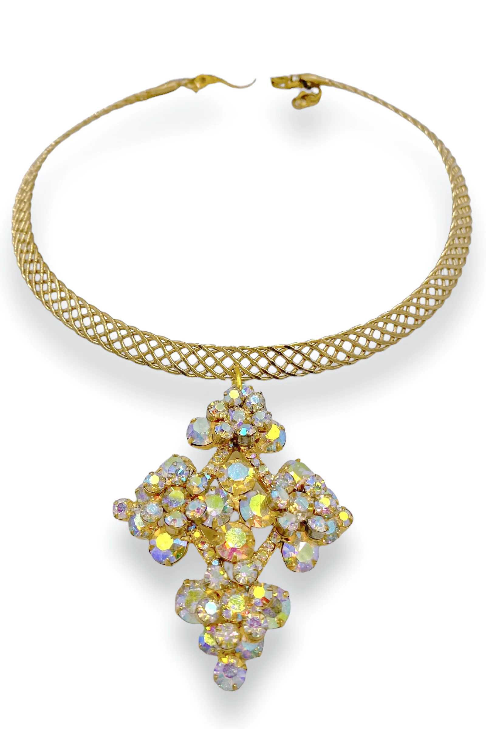 Made In The Deep South 1950s Brooch 1970s Collar Necklace