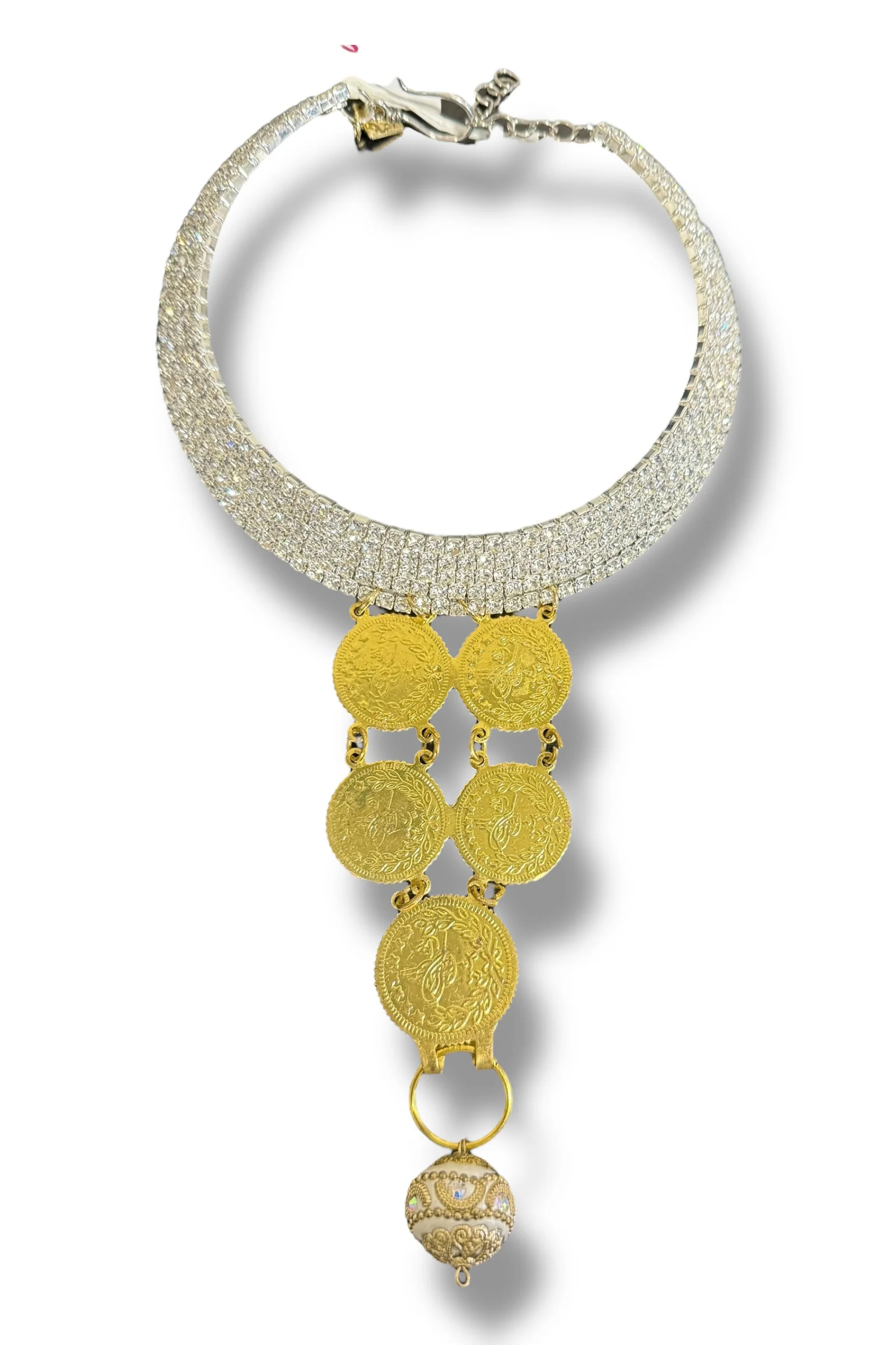 Made in the Deep South 1960s Belt Component 1970s Collar Necklace