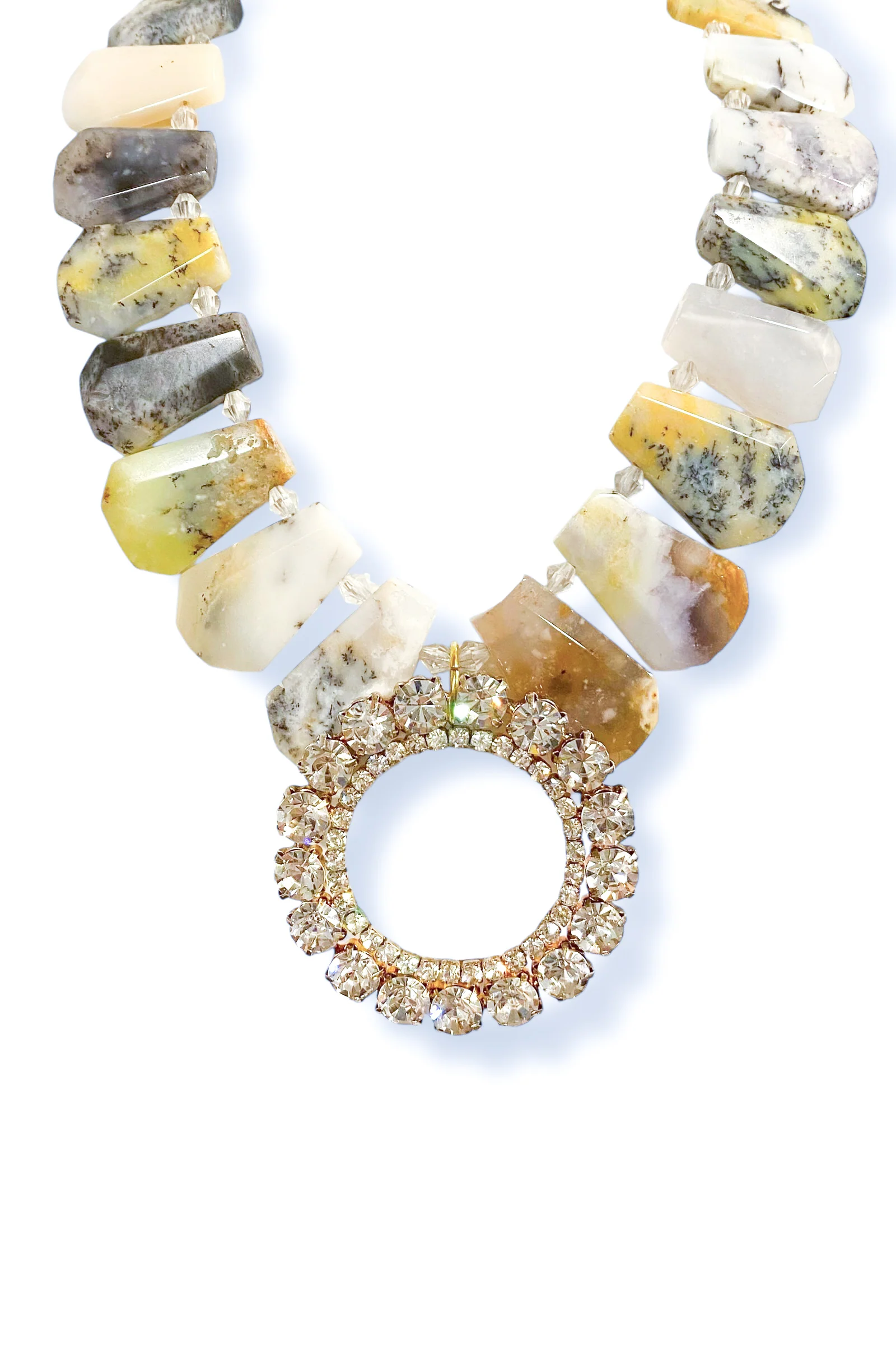 Made in the Deep South 1960s Brooch 1960s White Opal Necklace