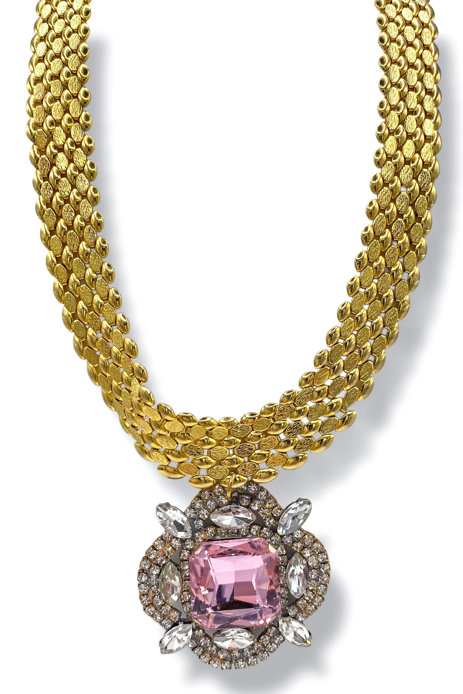 Made In The Deep South 1960s Brooch Necklace