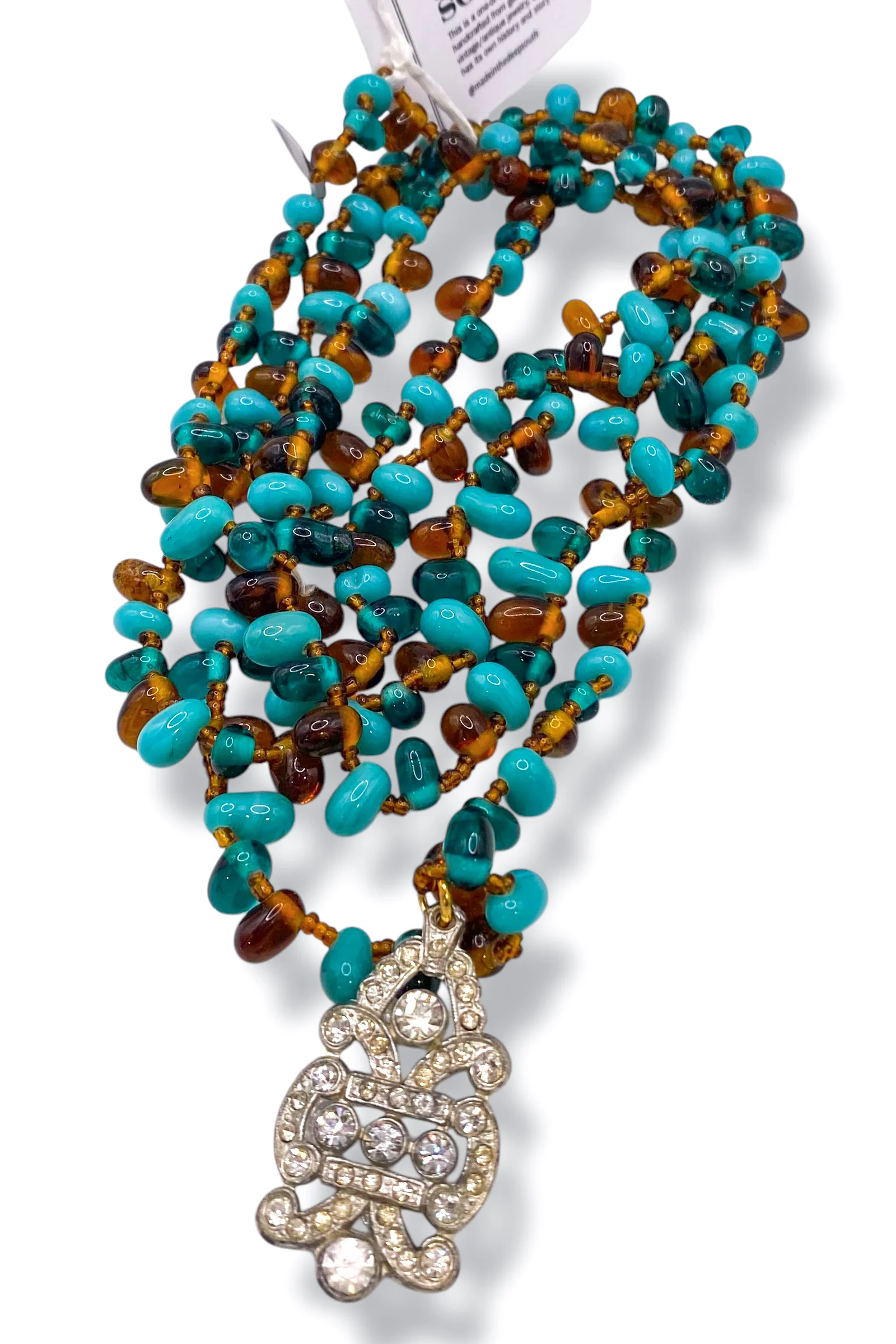 Made In The Deep South 1960s Jade Pendant Necklace