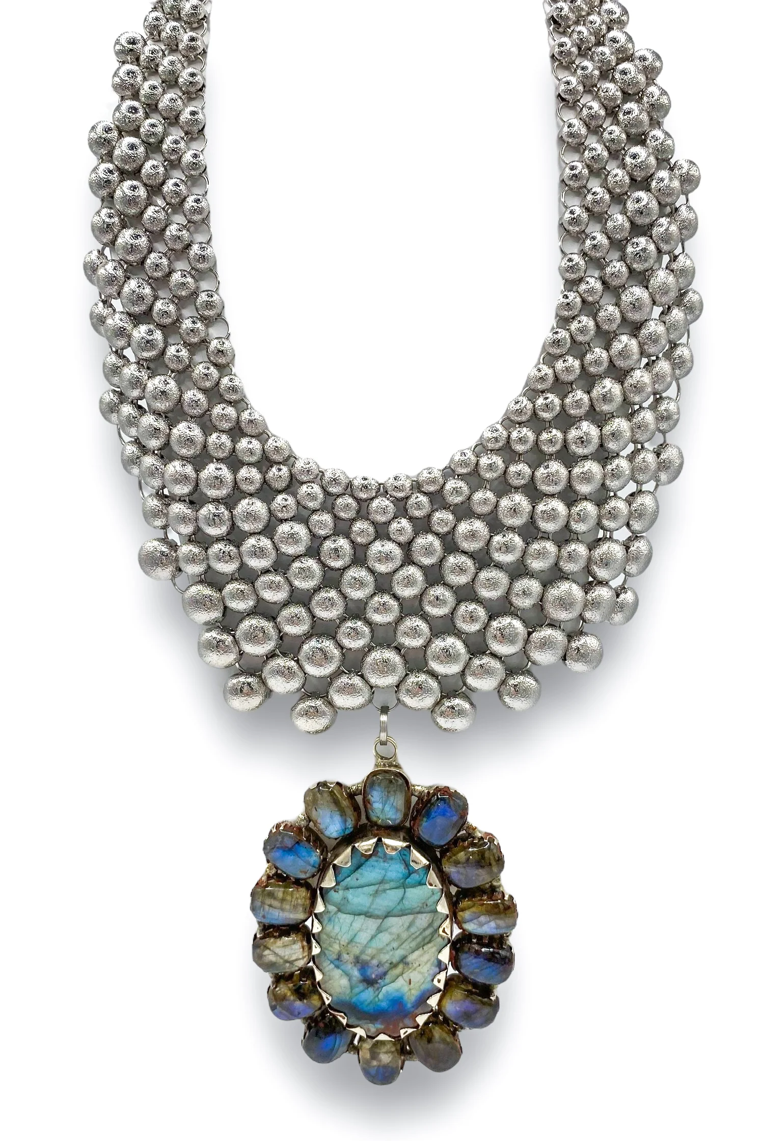 1960s Labradorite Pendant 1960s Necklace | Made In The Deep South