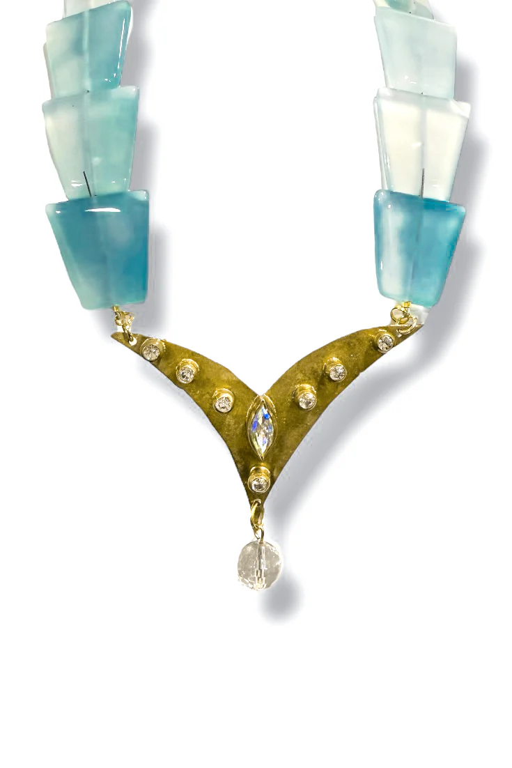 Made in the Deep South 1960s Pendant 1960s Aquamarine Necklace