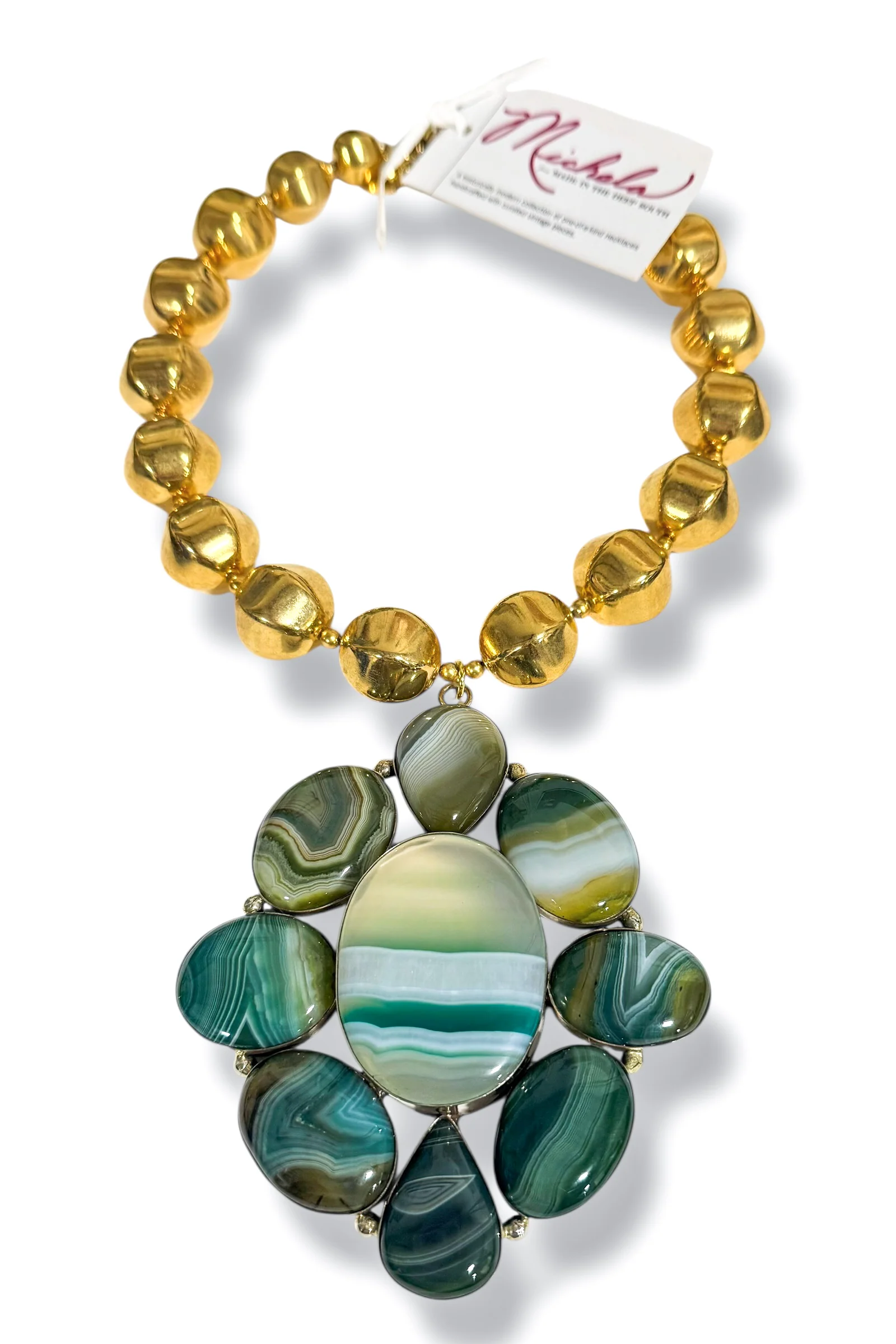 Made in the Deep South 1970s Agate 1960s Necklace