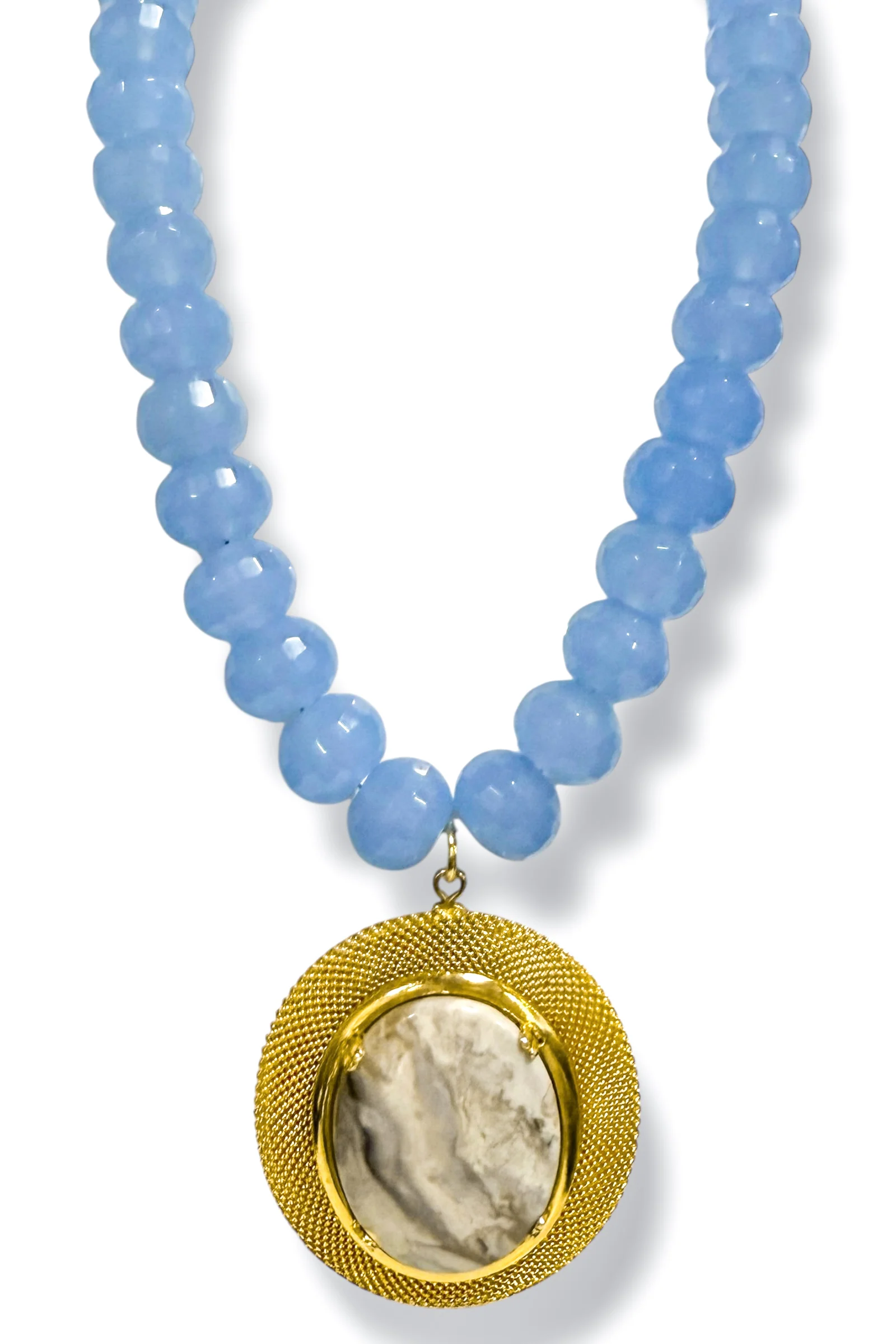 Made in the Deep South 1970s Brooch 1960s Chalcedony Necklace