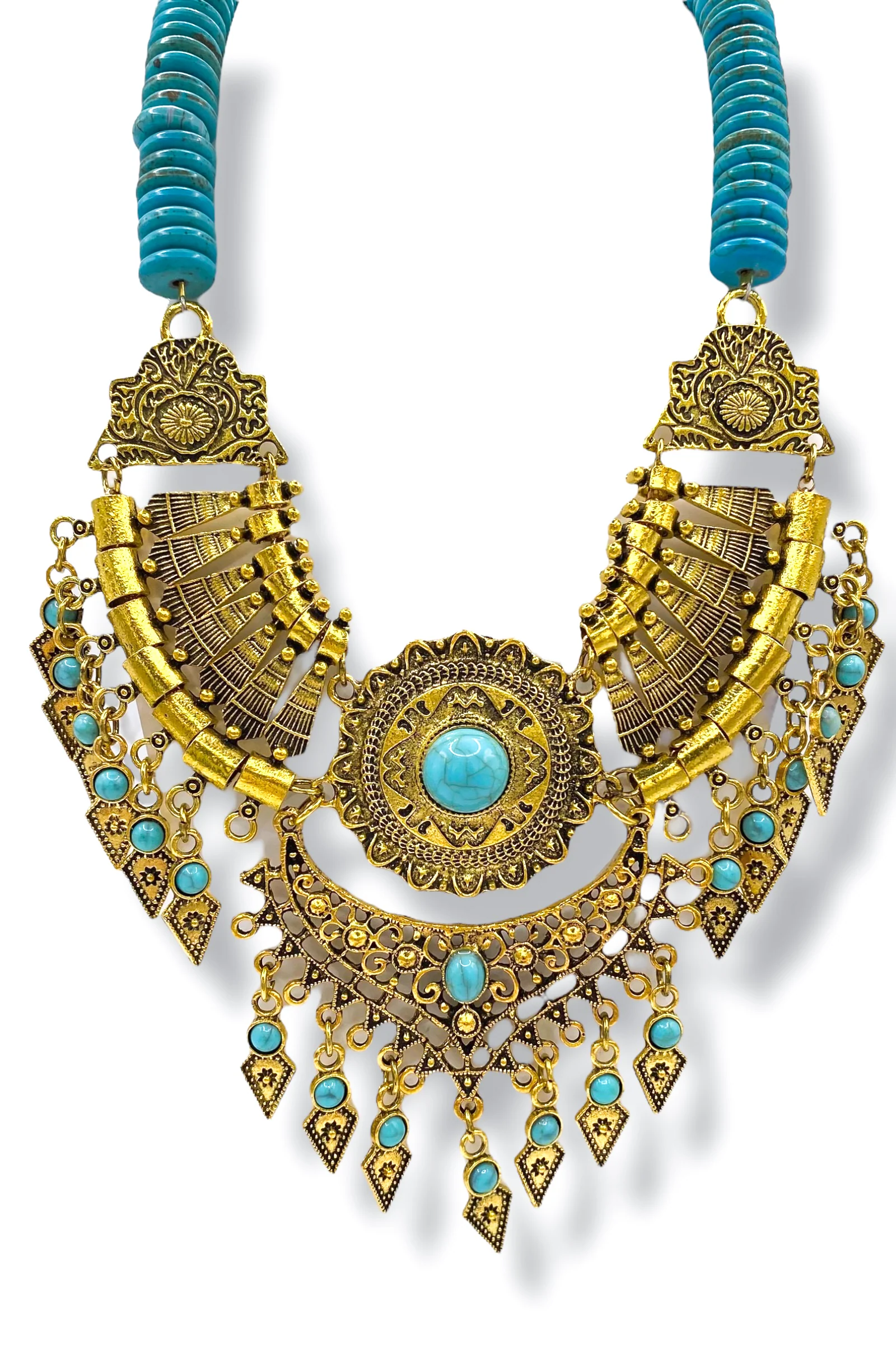 Made In The Deep South 1960s Turquoise Necklace