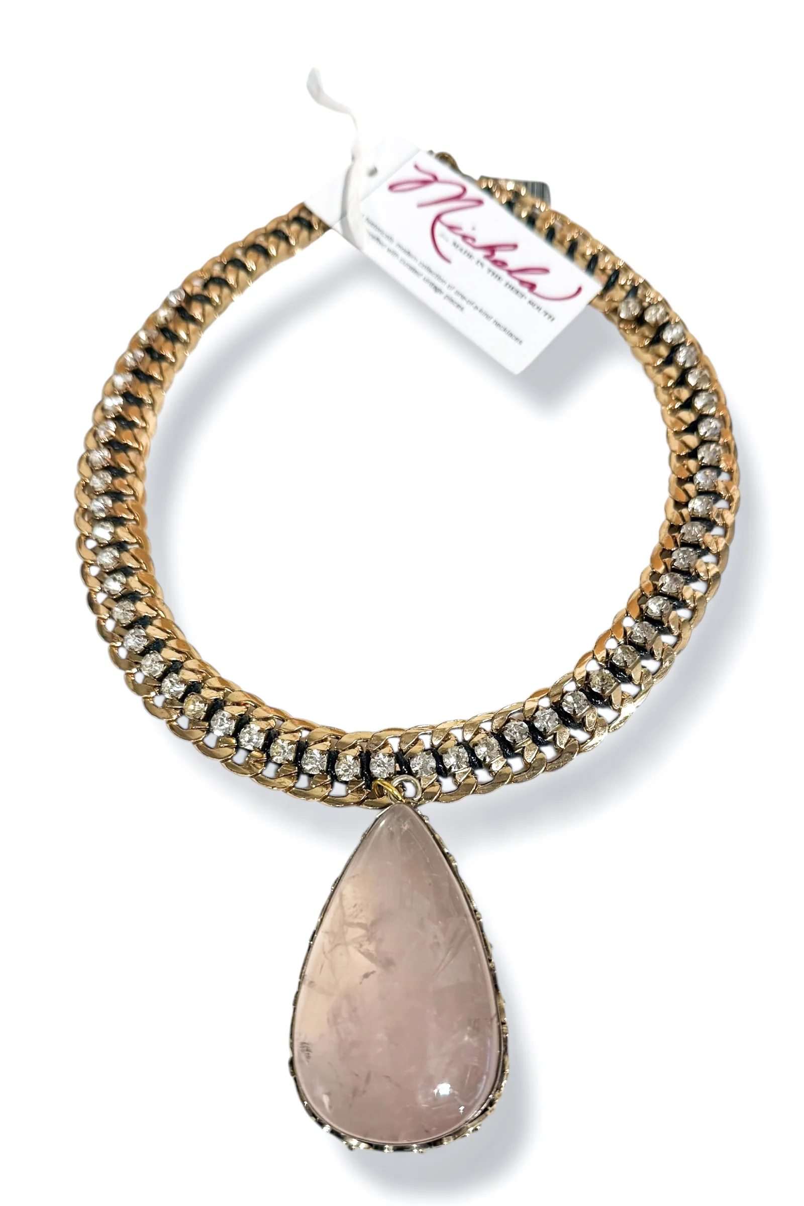 Made in the Deep South 1970s Rose Quartz 1970s Necklace