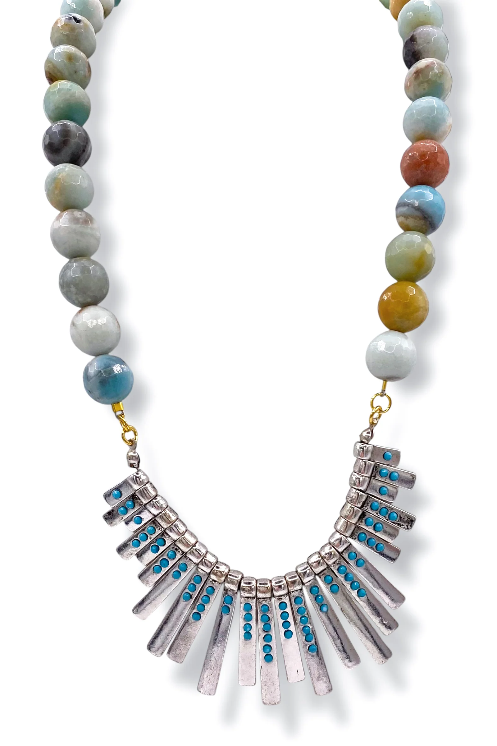 Made In The Deep South 1960s Amazonite Necklace