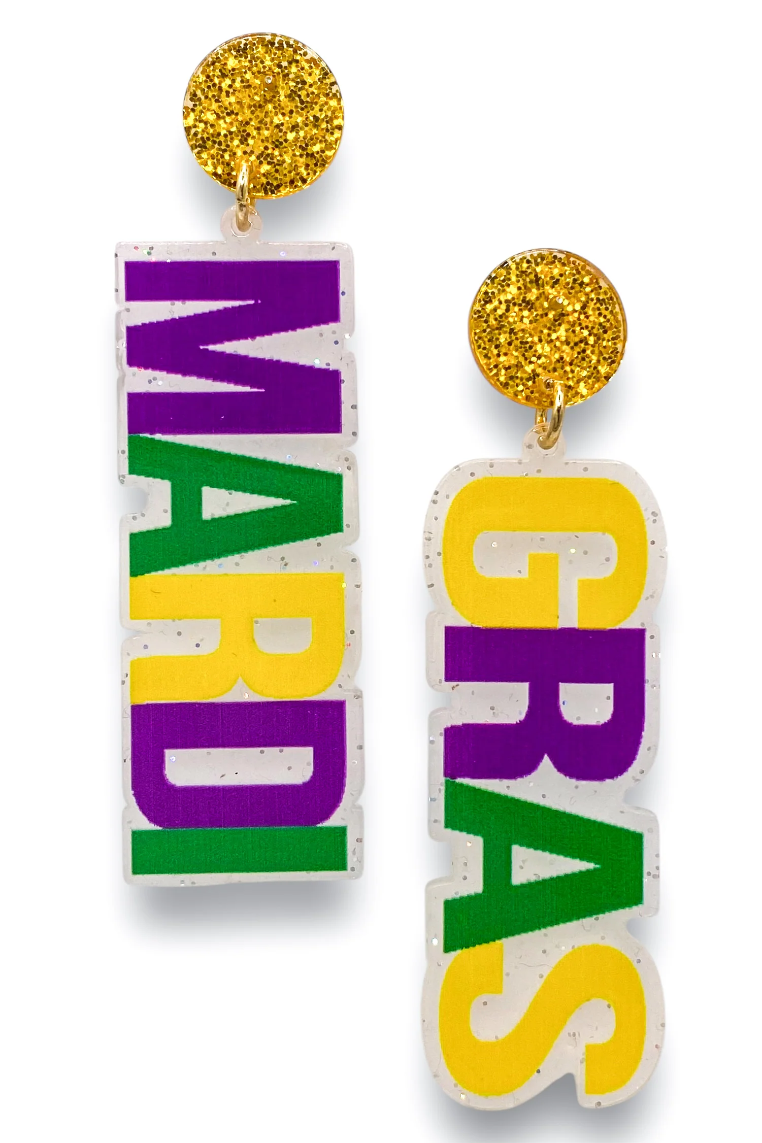 It's A Mardi Party Earrings - FINAL SALE