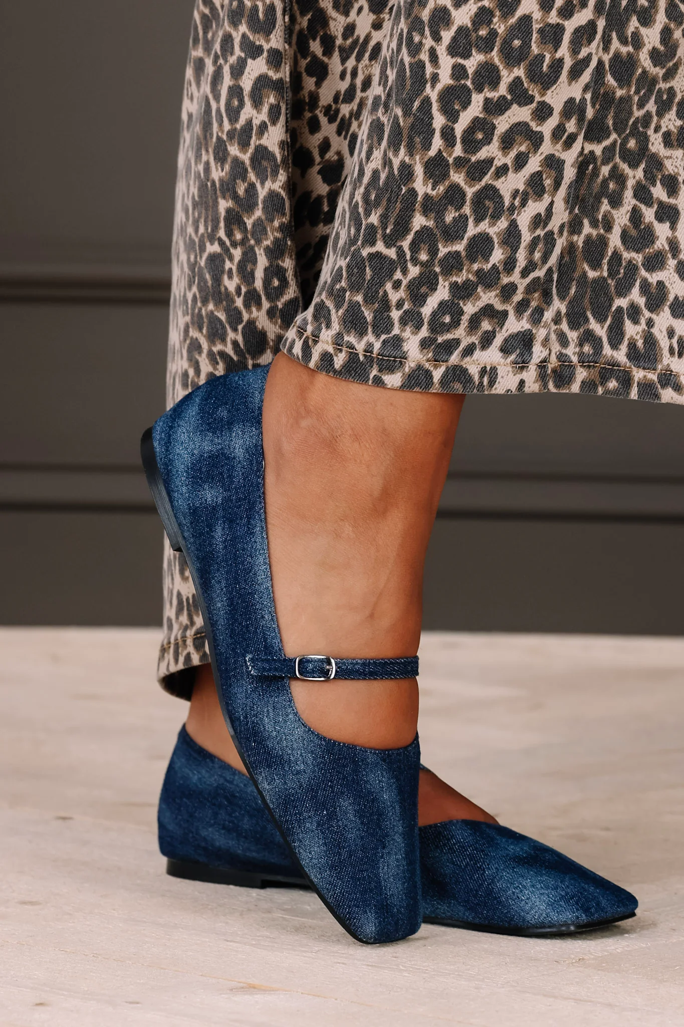 Adele Denim Flats
