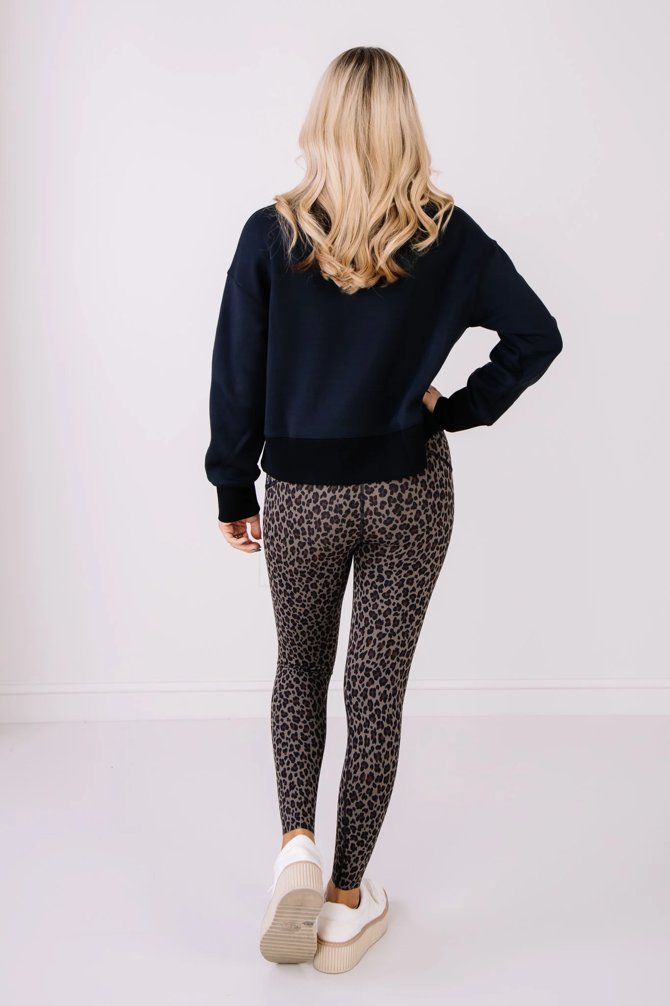 Spanx Airessentials Luxe Very Black Long Sleeve Top - Image 5