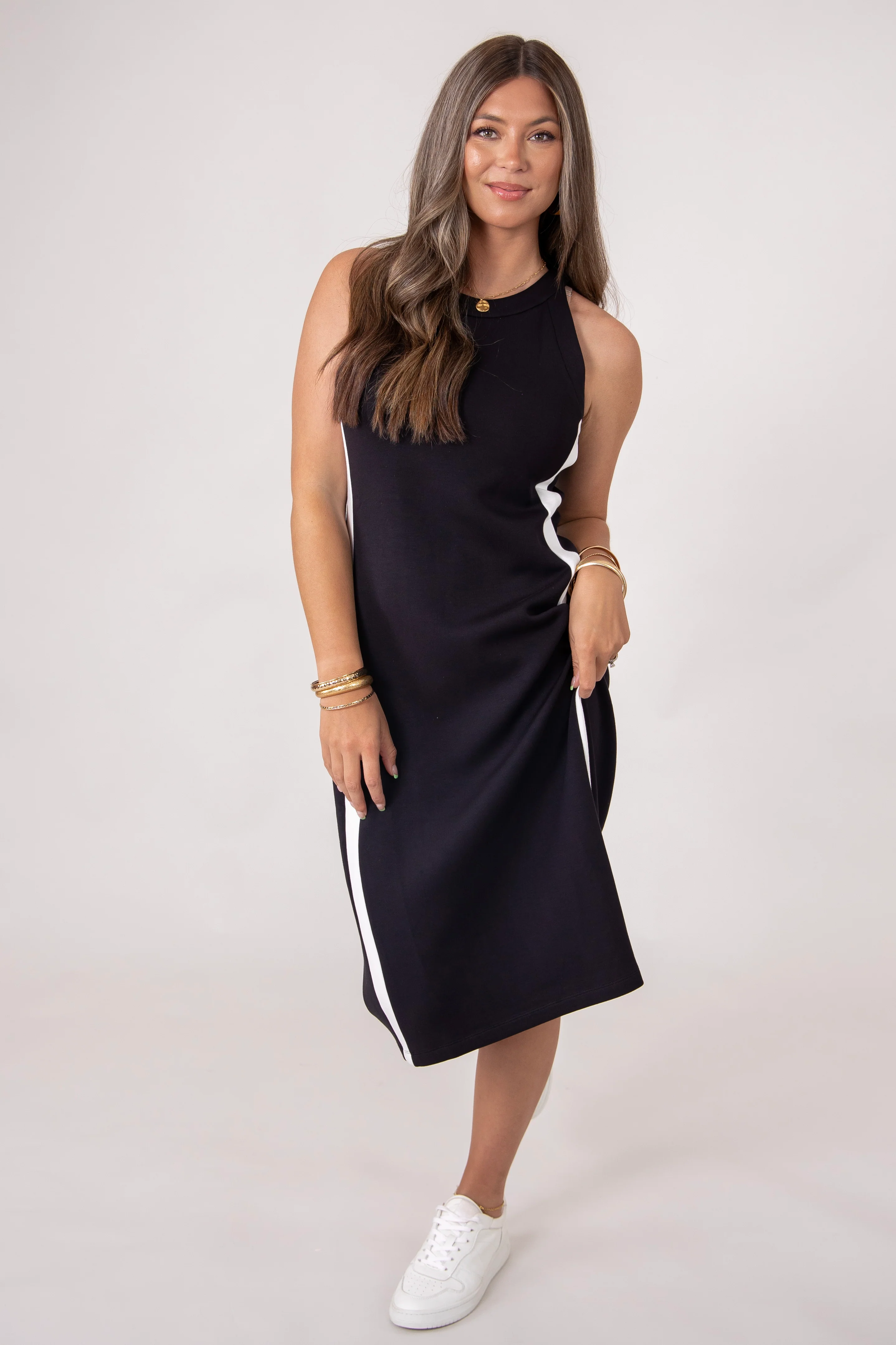 AirEssentials Side Stripe Tank Midi Dress | Spanx - FINAL SALE - Image 5