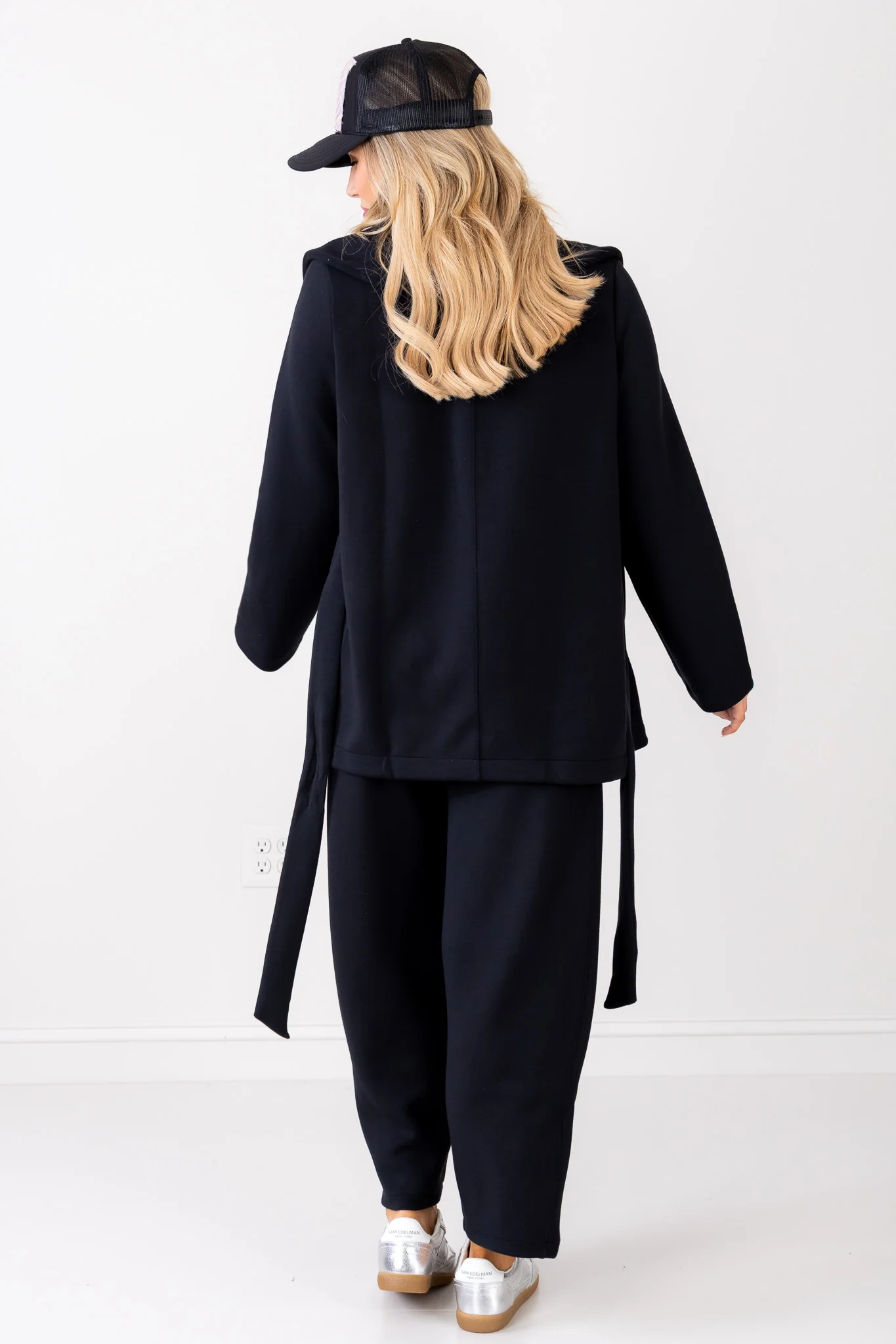 Spanx Airessentials Very Black Luxe Wrap Long Sleeve Cardigan - Image 5