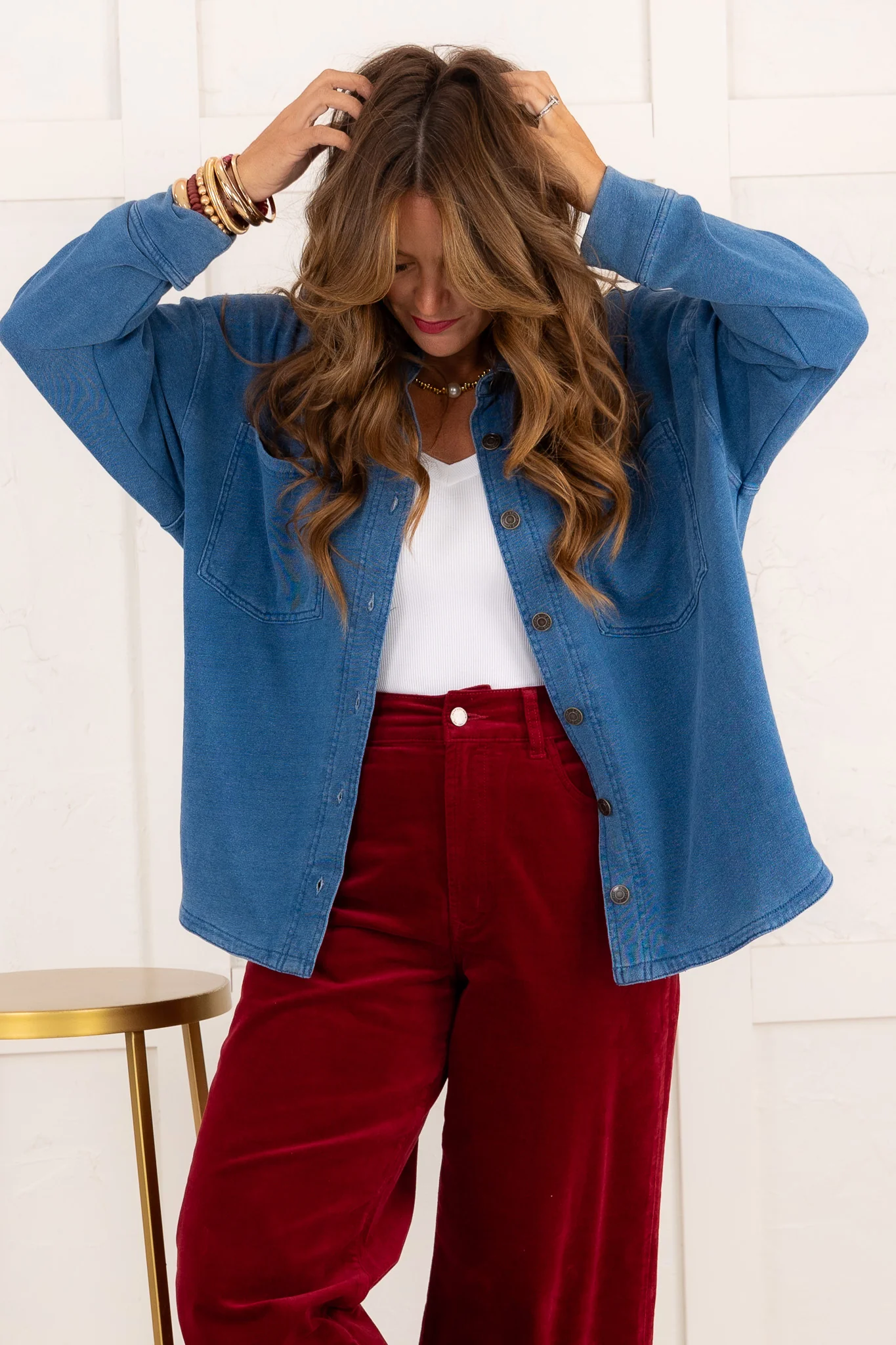 DOORBUSTER - All Day Knit Denim Jacket - Vintage Indigo| Z Supply - Image 2