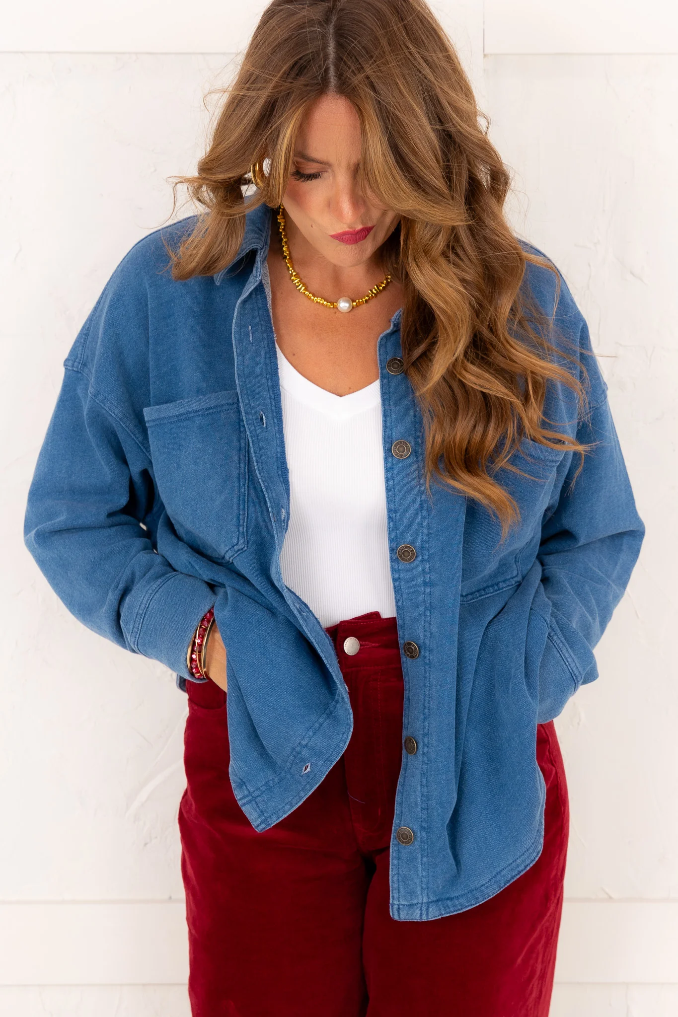 DOORBUSTER - All Day Knit Denim Jacket - Vintage Indigo| Z Supply - Image 6