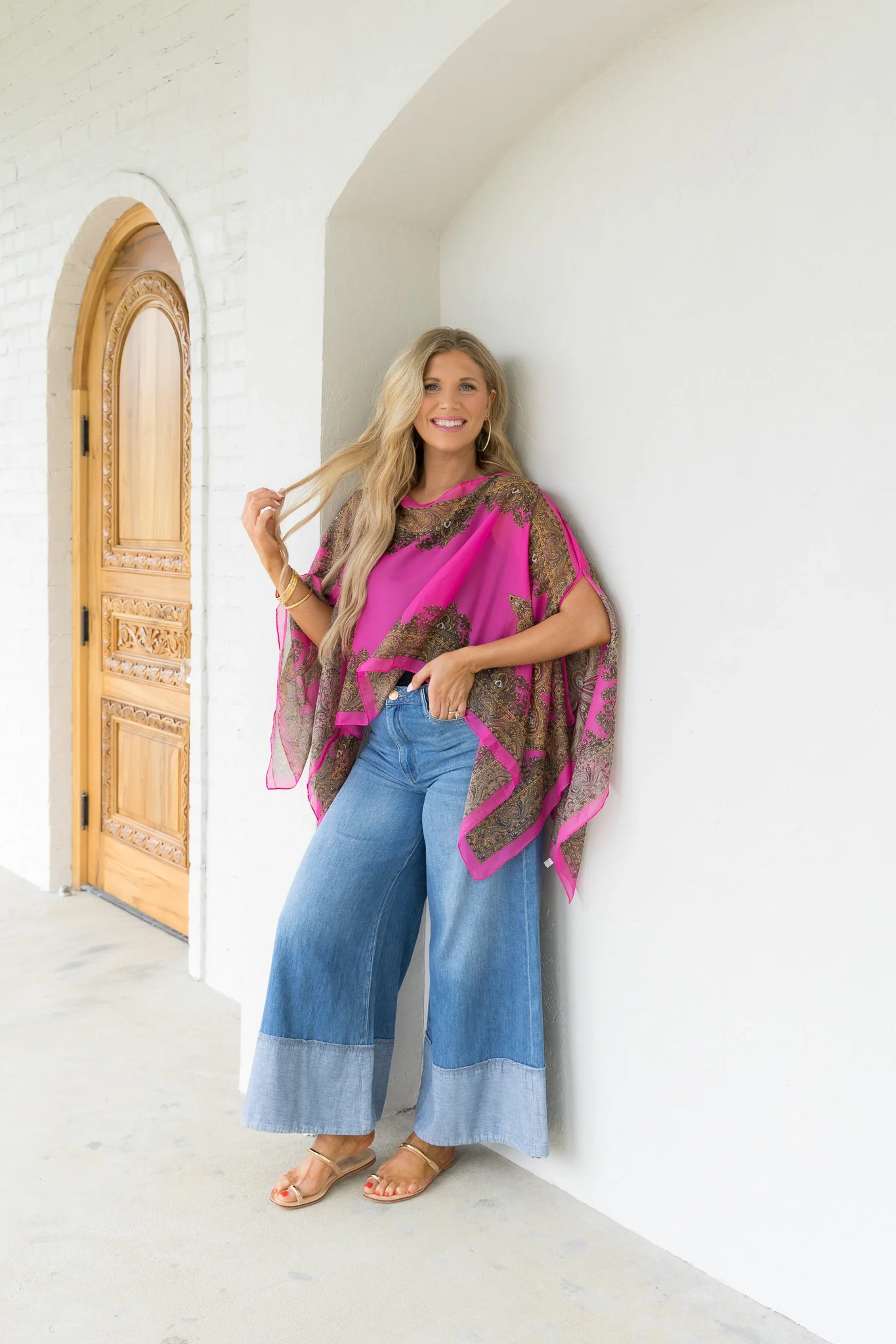 All The Way Up Cape Fuchsia Kimono *Final Sale* - Image 5