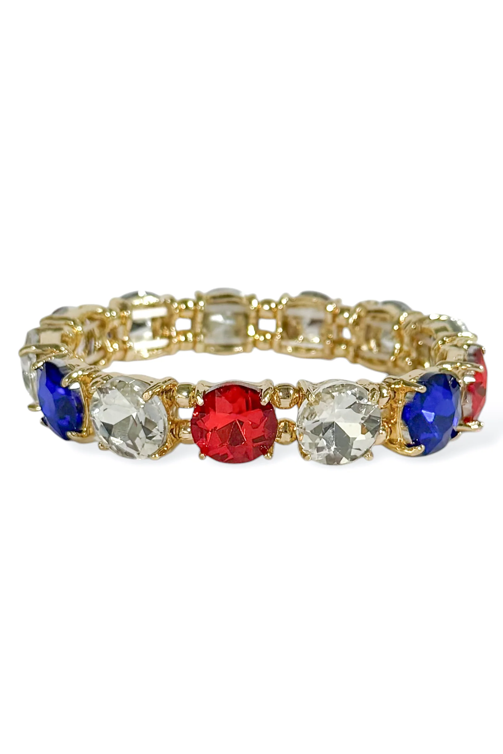 All Too Familiar USA Stretch Bracelet