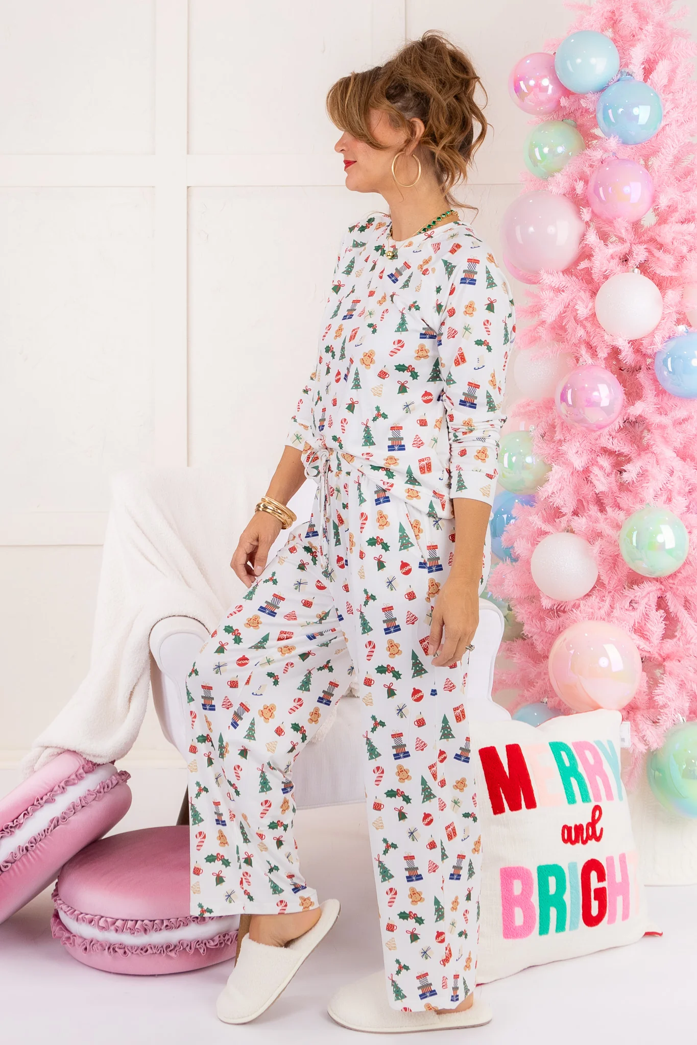Annie Christmas Morning PJ Set | Mary Square - FINAL SALE - Image 5