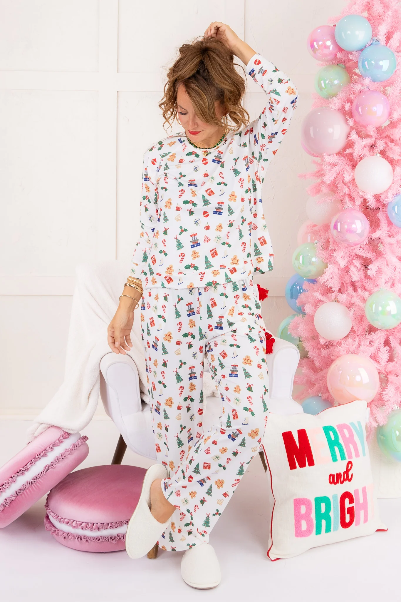 Annie Christmas Morning PJ Set | Mary Square - FINAL SALE - Image 7