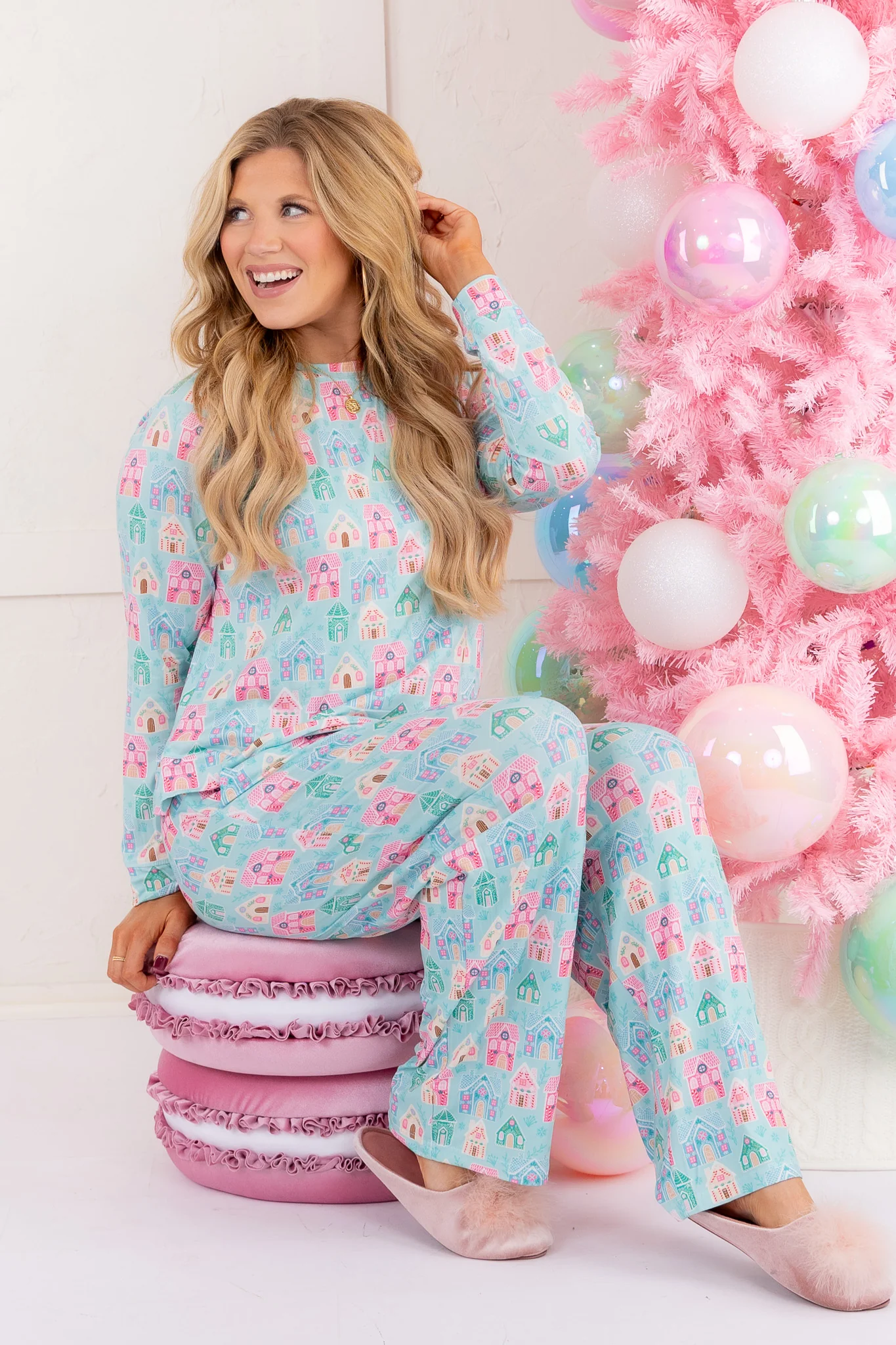 Annie Home Sweet Home Pants Set | Mary Square - FINAL SALE - Image 3