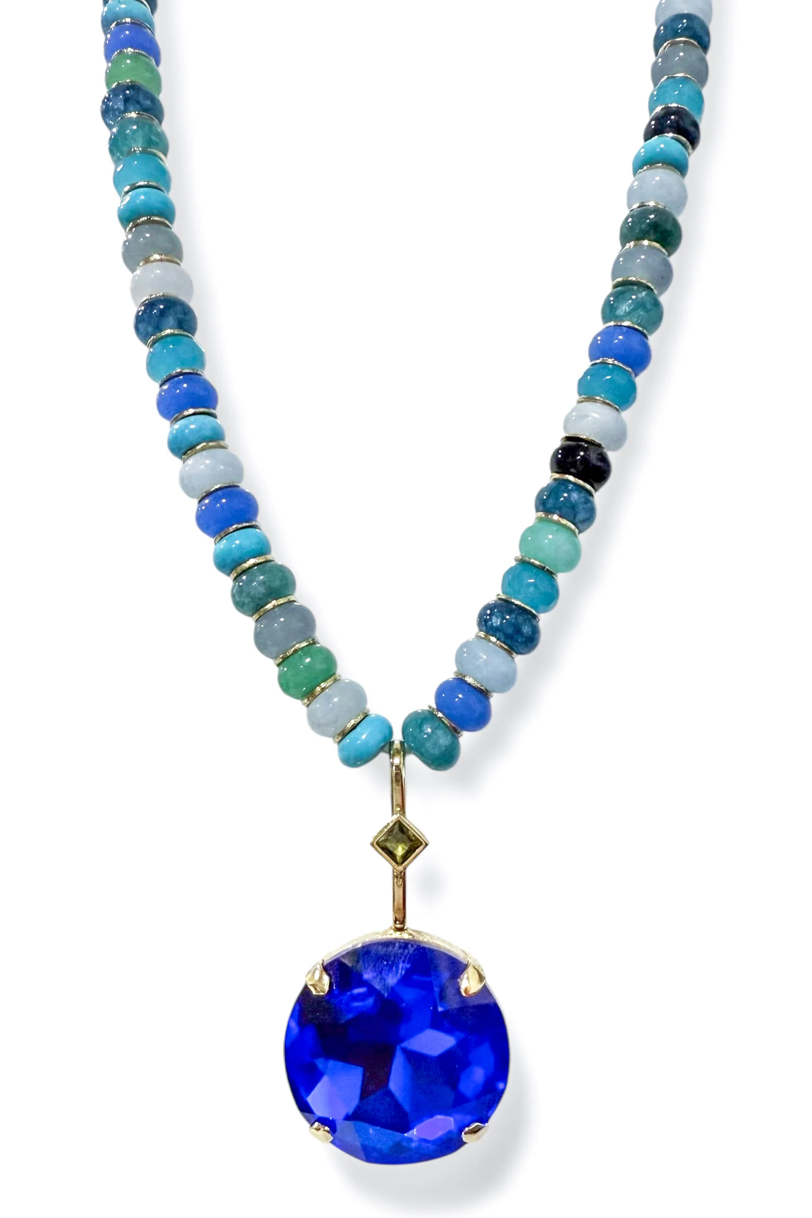 TOVA Arely Blue Necklace
