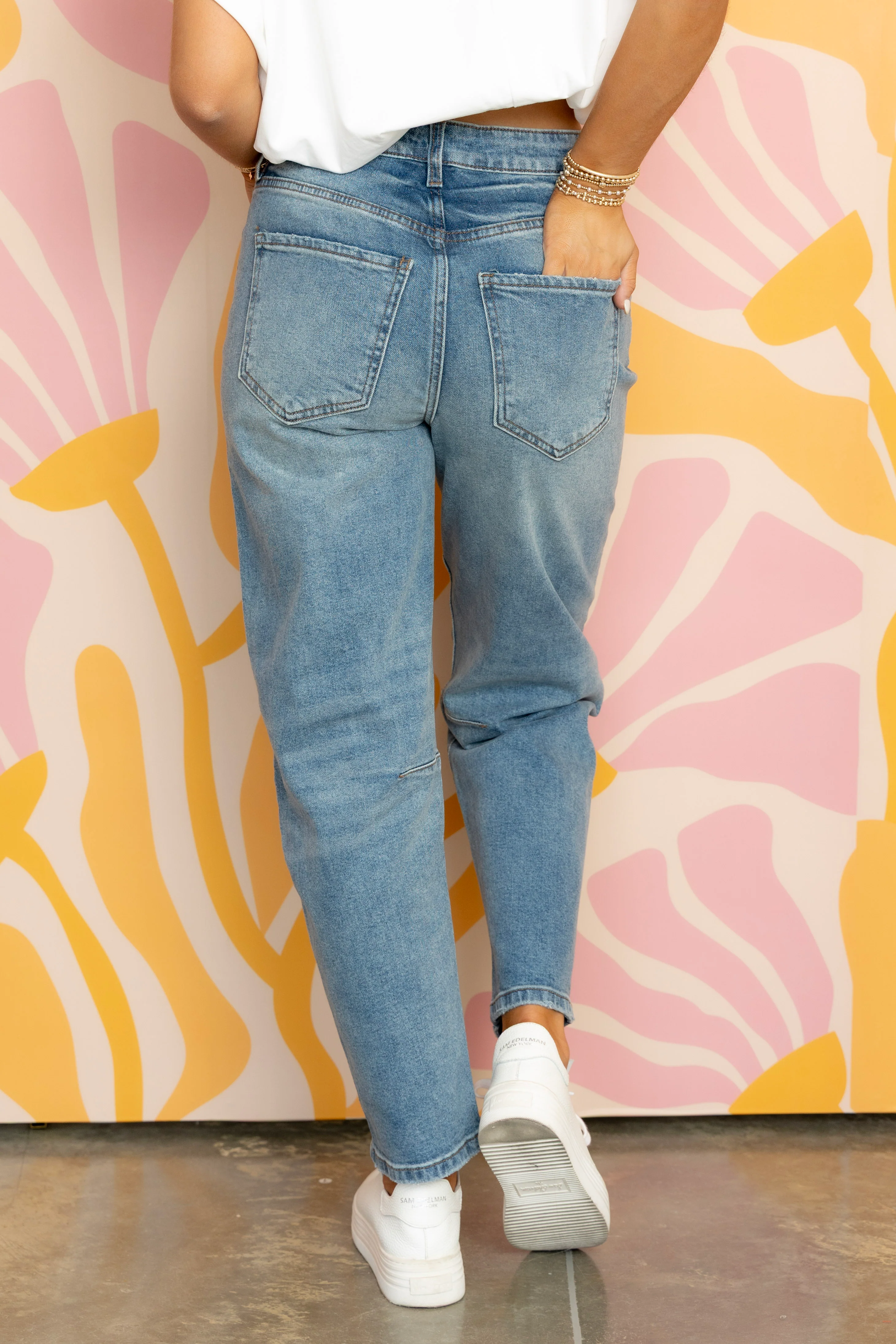 Ashley High Rise Slouchy Barrel Straight Leg Jean - Image 3