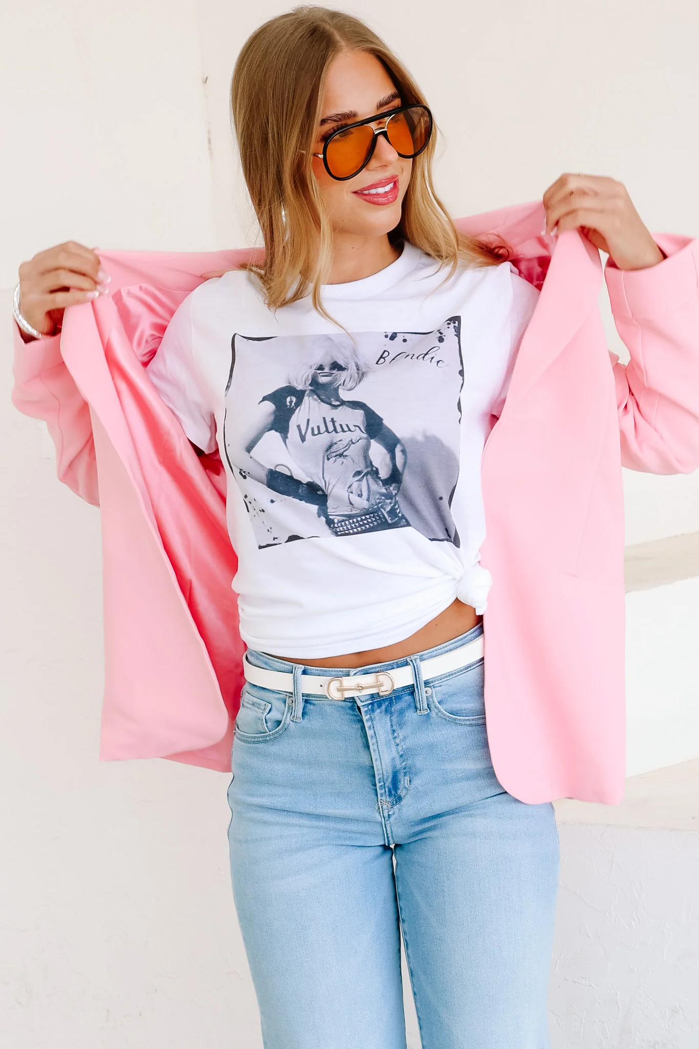 At The Office Long Sleeve Dark Pink Blazer - Image 2