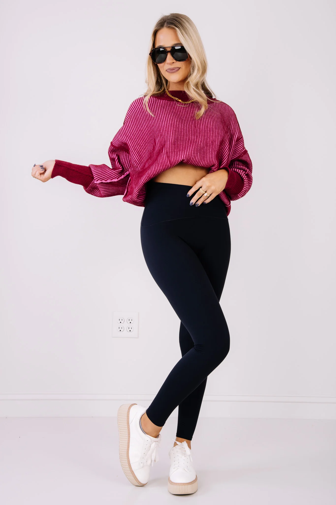Spanx Booty Boost Brushed Very Black Full Length Legging - Image 3
