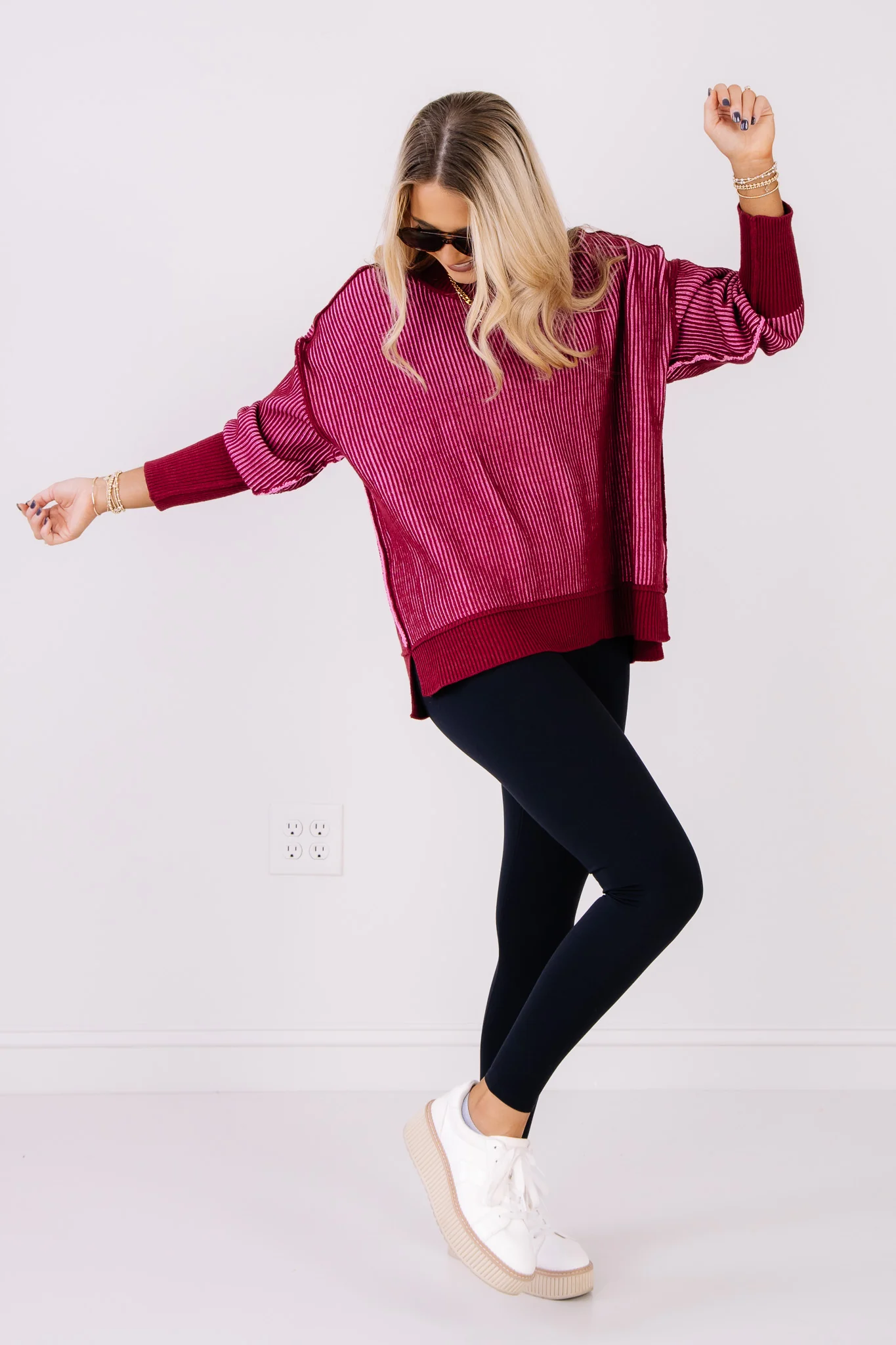 Spanx Booty Boost Brushed Very Black Full Length Legging - Image 5