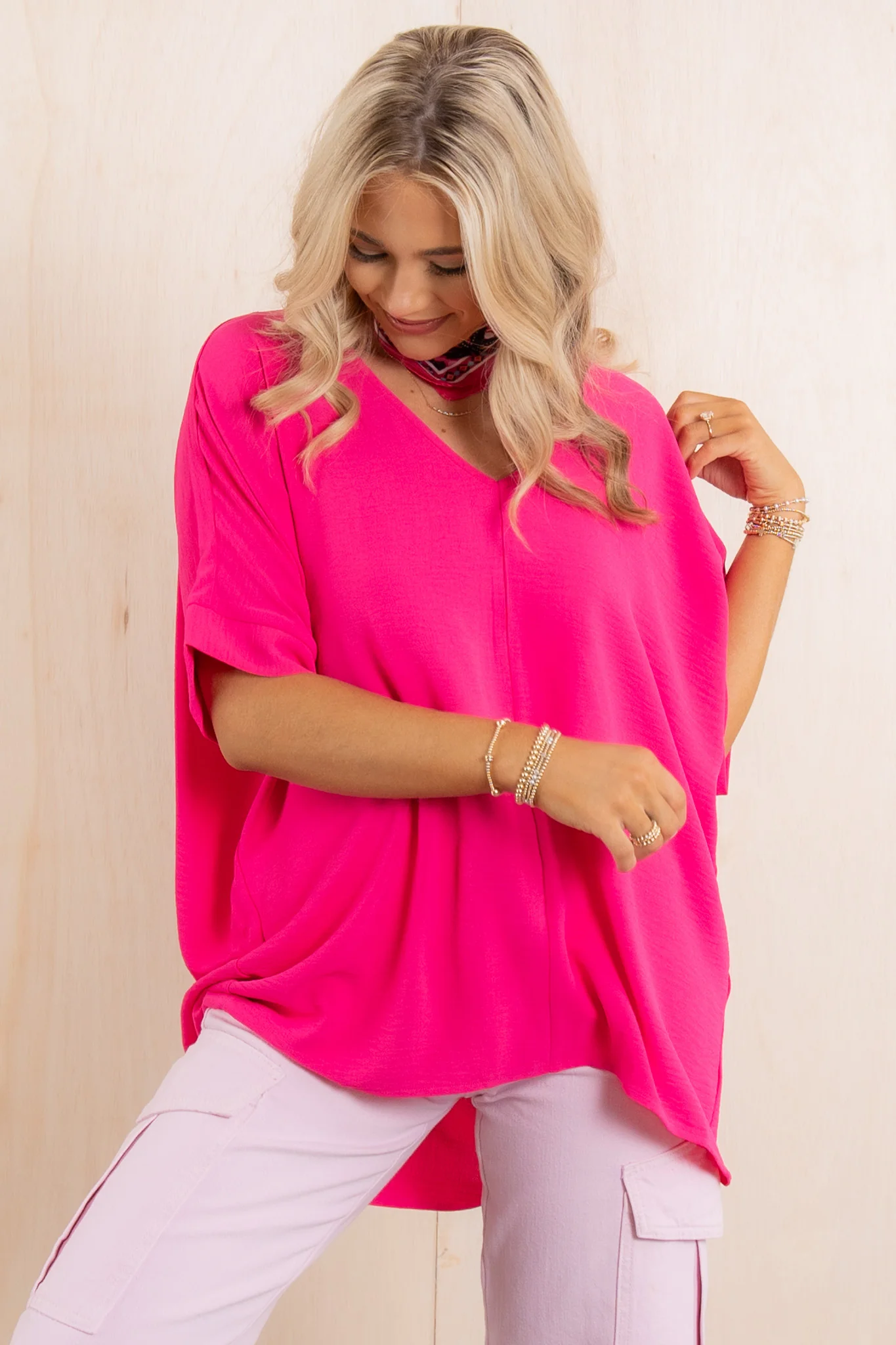 Be The Fun Hot Pink Top - Image 2