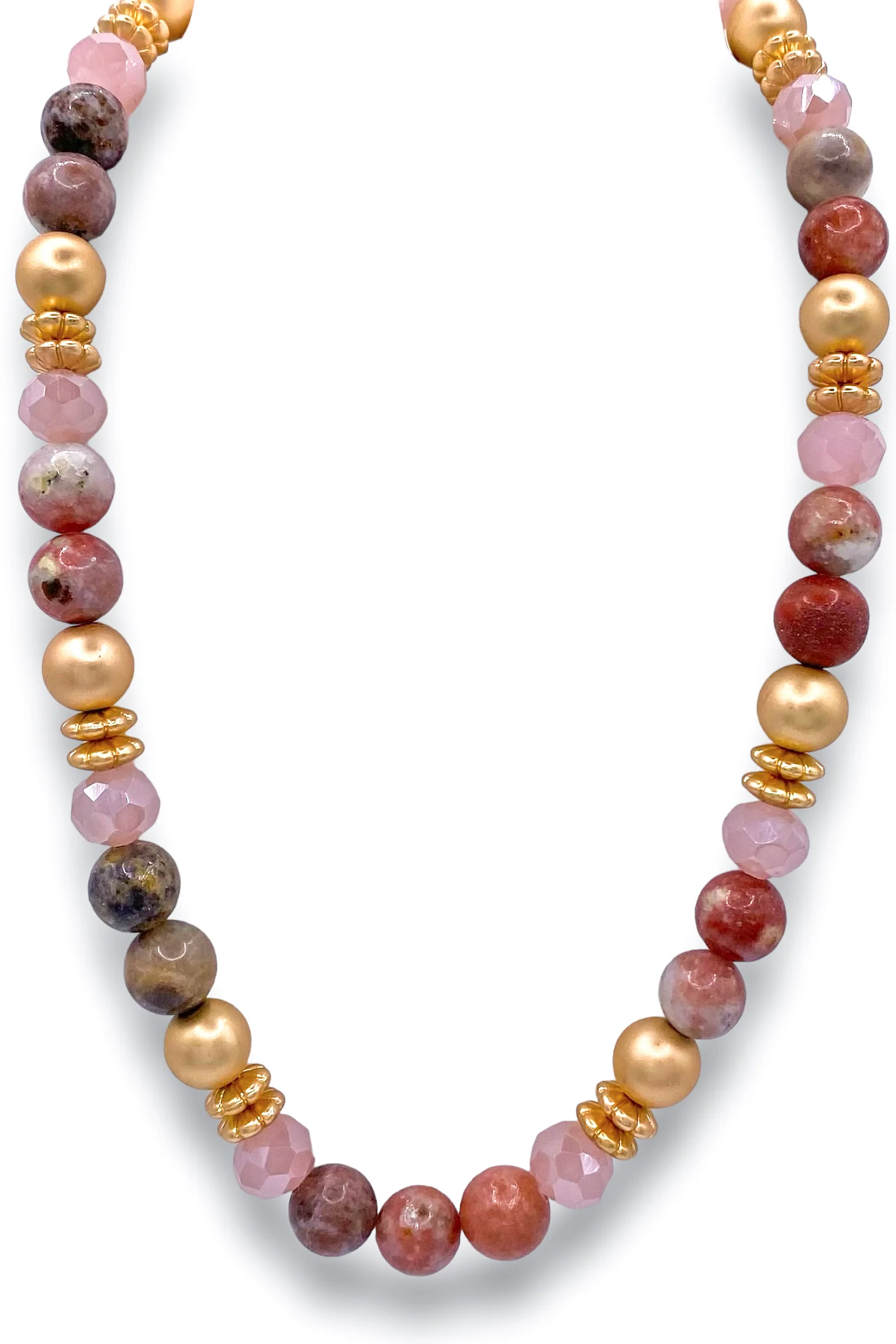 Julie Necklace - Pink