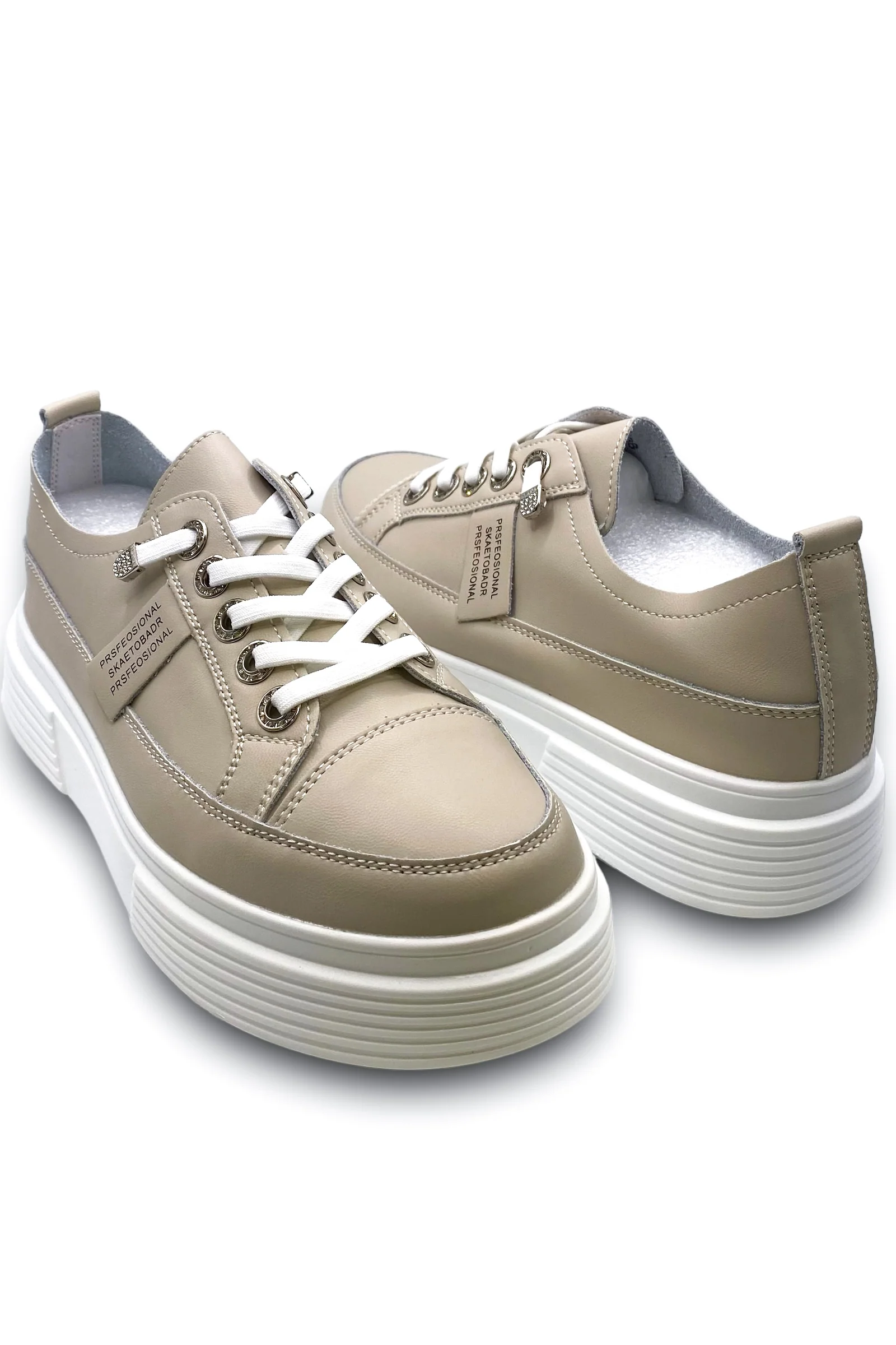 Wesley Sneaker - Beige - Image 5