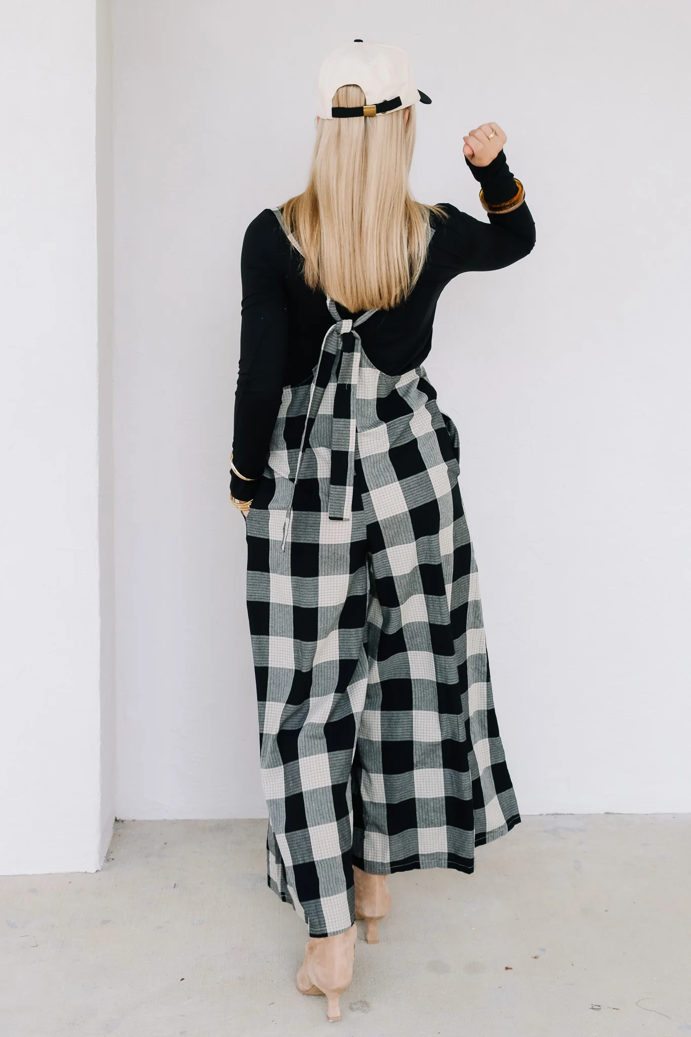 Check It Out Black Wide Leg Jumpsuit - Image 6