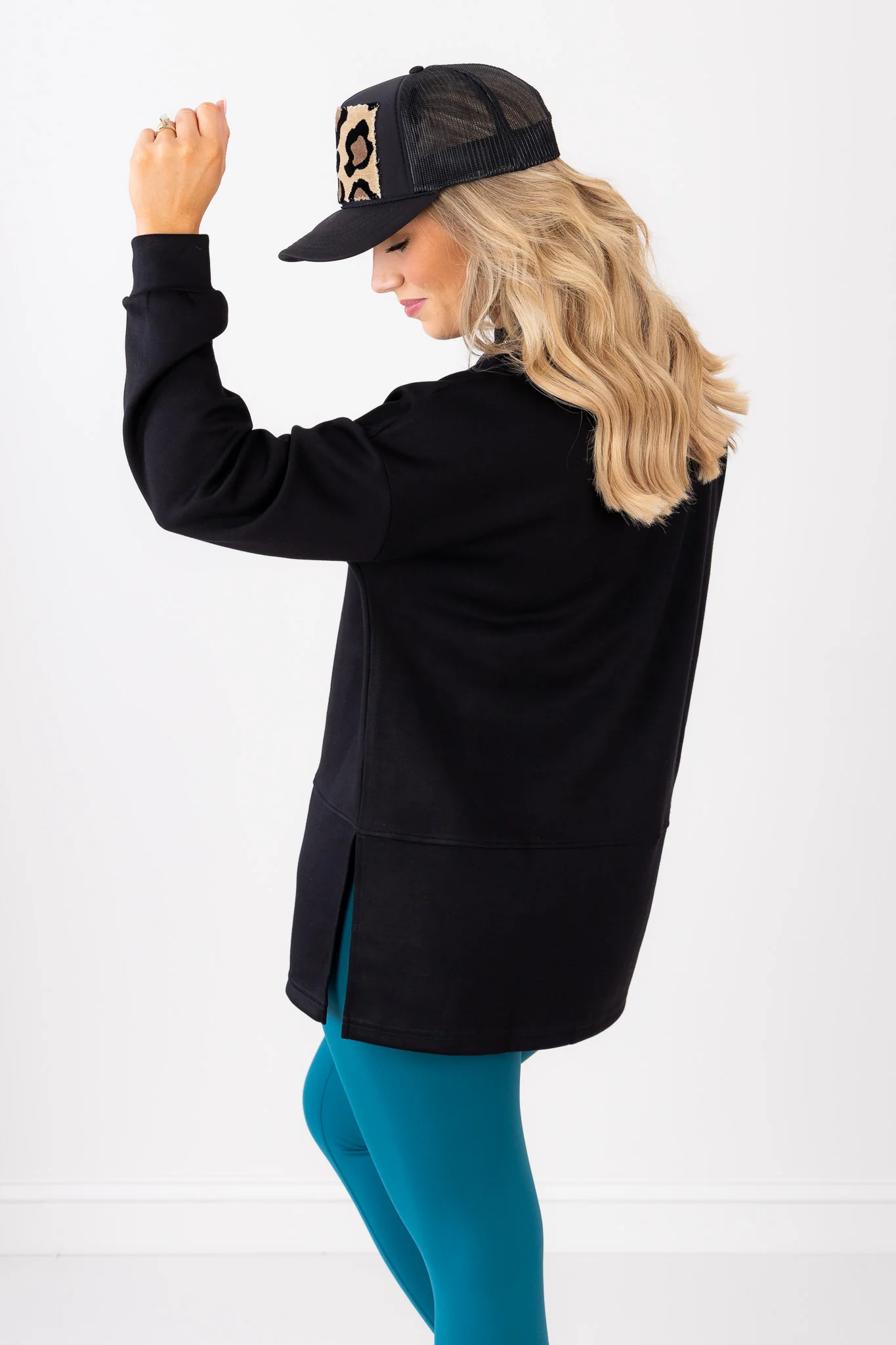 TWT Clarissa Black Long Sleeve Top - Image 6