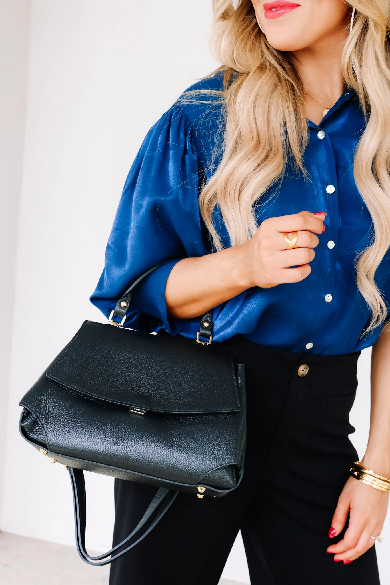 DOORBUSTER Donnie Black Handbag - Image 3