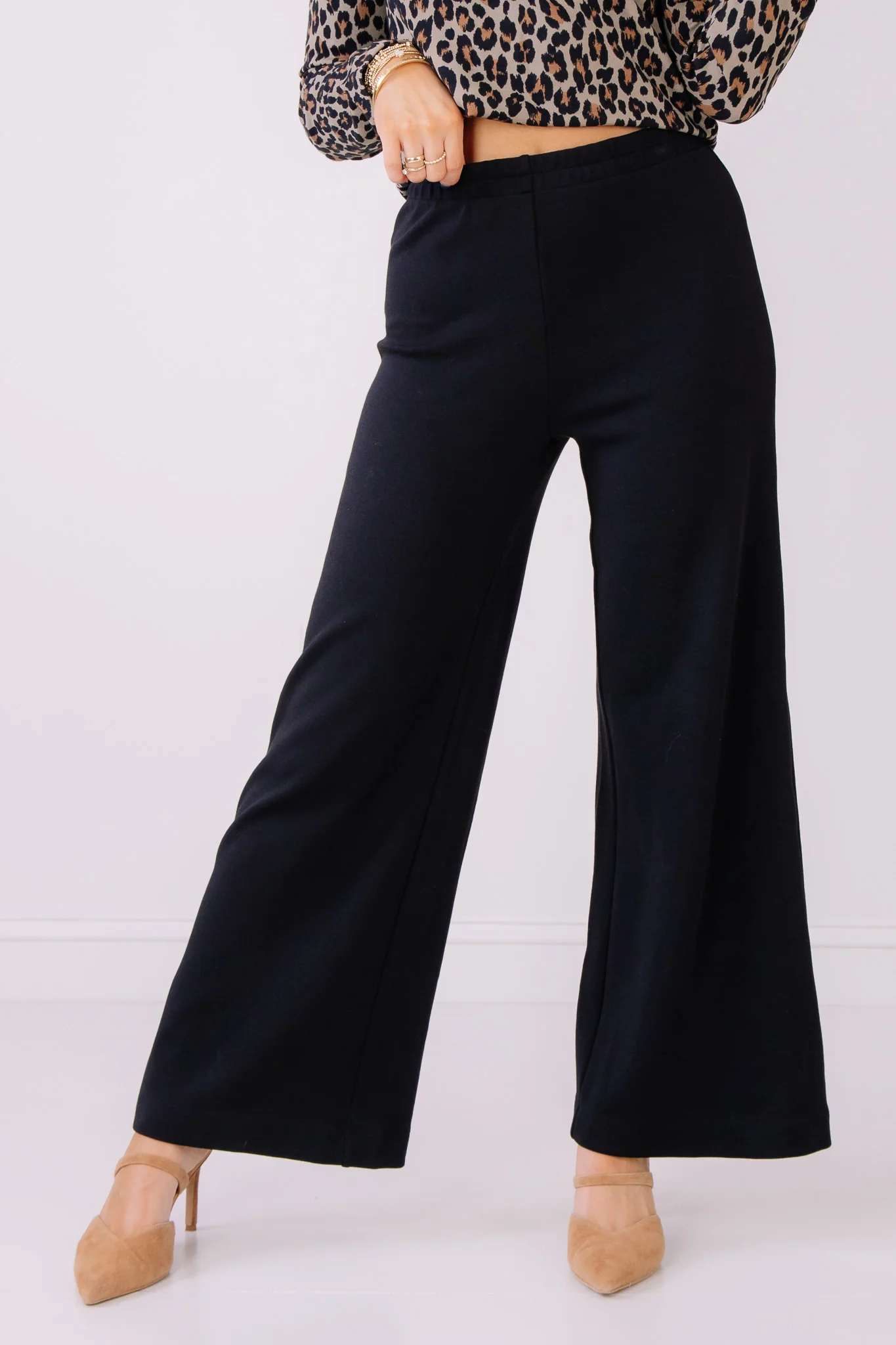 Z Supply Scout Luxe Black Wide Leg Pant