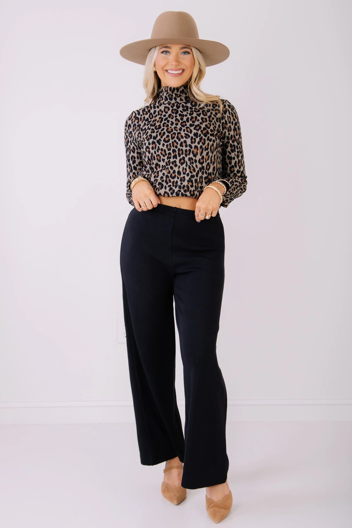 Z Supply Scout Luxe Black Wide Leg Pant - Image 2