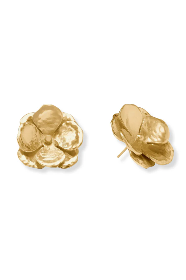 Julie Vos Bloom Statement Stud Earrings - Image 2