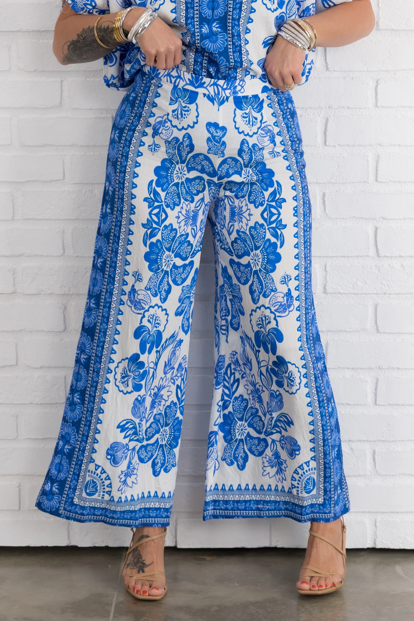 Bluest Skies Blue Wide Leg Pant - FINAL SALE