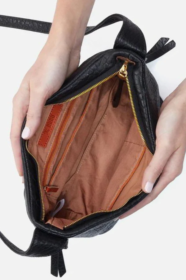 Bonita Crossbody - Bubble Pebbled Black | HOBO - Image 2